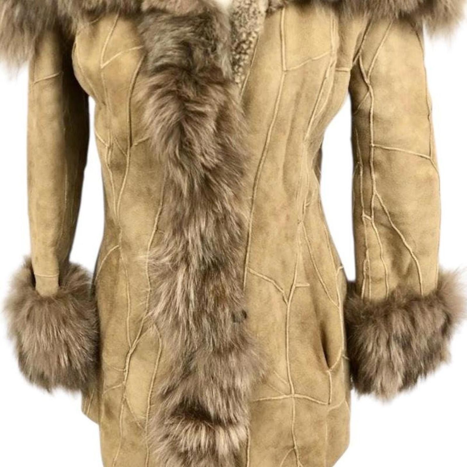 Other Real leather and fur whimsy goth penny lane jacket coat Size XS / US 0-2 / IT 36-38 - 2 Thumbnail