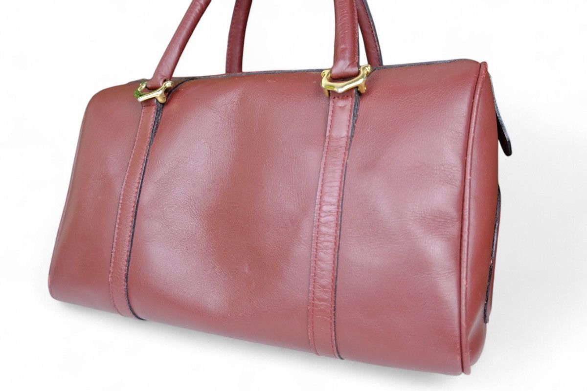 Cartier Vintage CARTIER 1980s Boston Bag Leather Bordeaux Size ONE SIZE - 5 Thumbnail