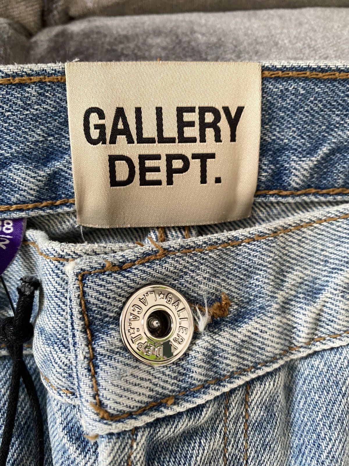 Gallery Dept. €1079 ! BNWT Gallery Dept “Trent Pant” Denim Jeans 38/32 Size US 38 / EU 54 - 13 Thumbnail