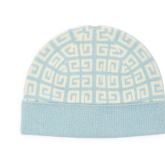 Givenchy Givenchy Double Face Knit Beanie Ice Blue Size ONE SIZE - 2 Thumbnail