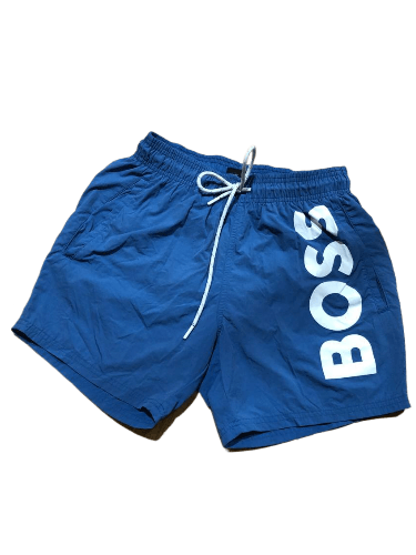 Hugo Boss Vintage Hugo Boss Big Y2K Logo Shorts Size XS Size US 28 / EU 44 - 1 Thumbnail