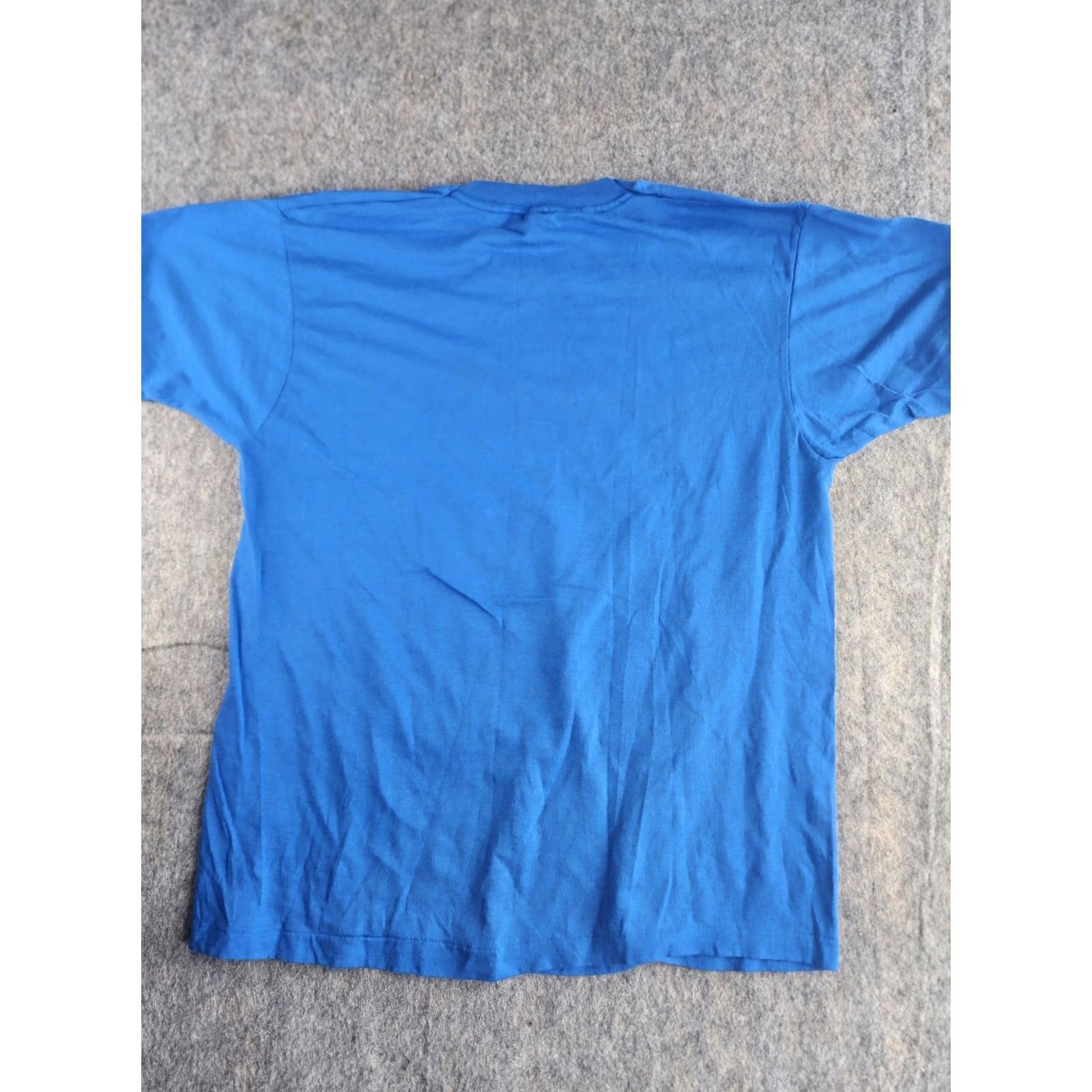 Vintage VINTAGE Great Lakes Junior College Of Business Shirt M Blue Cotton Blend USA Shirt Mens 1980s Screen Stars Size US M / EU 48-50 / 2 - 2 Thumbnail