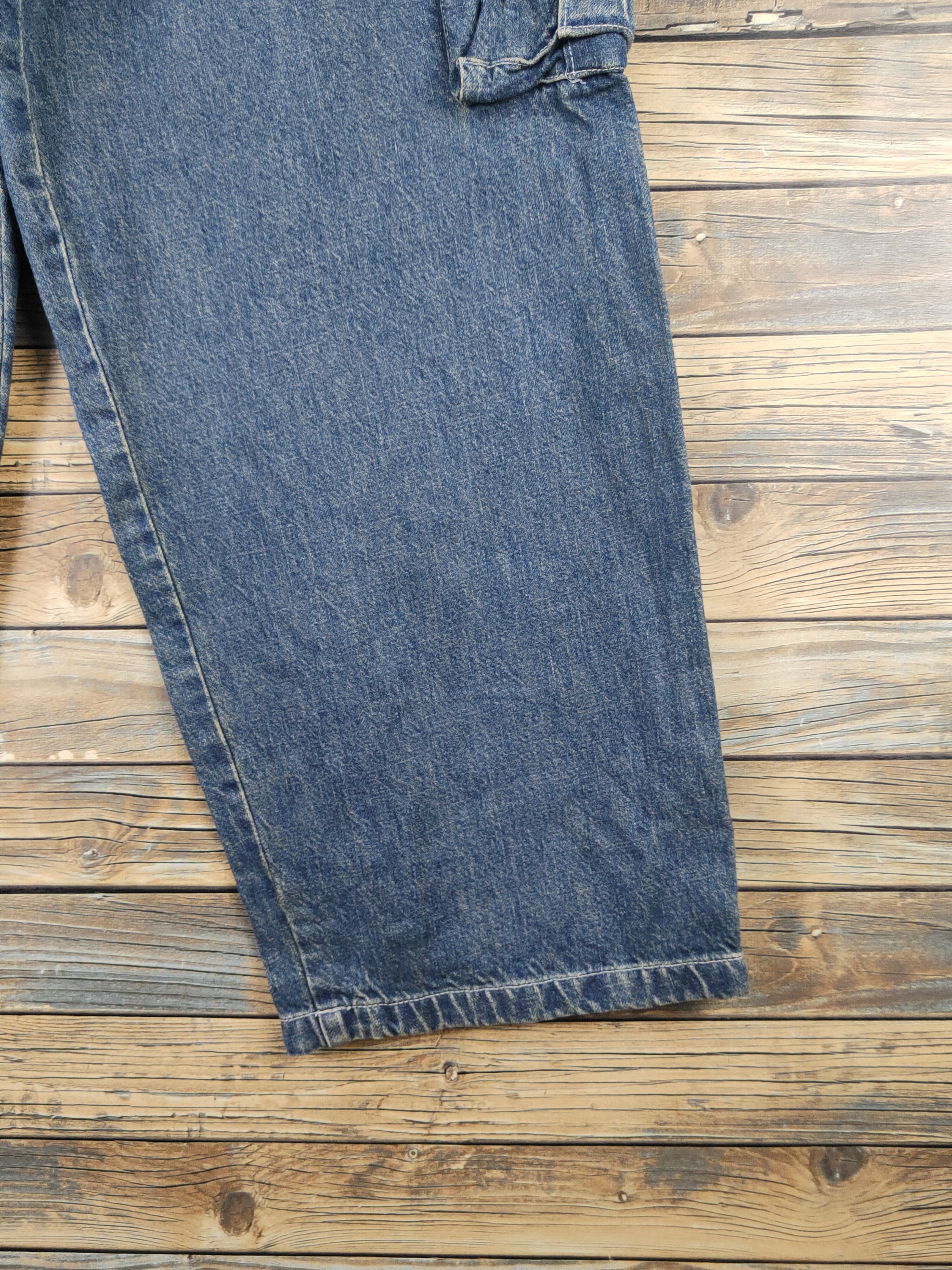 Welcome Skateboards DL Piko Blue Distressed Ripped Jeans #2610 Size US 34 / EU 50 - 7 Thumbnail