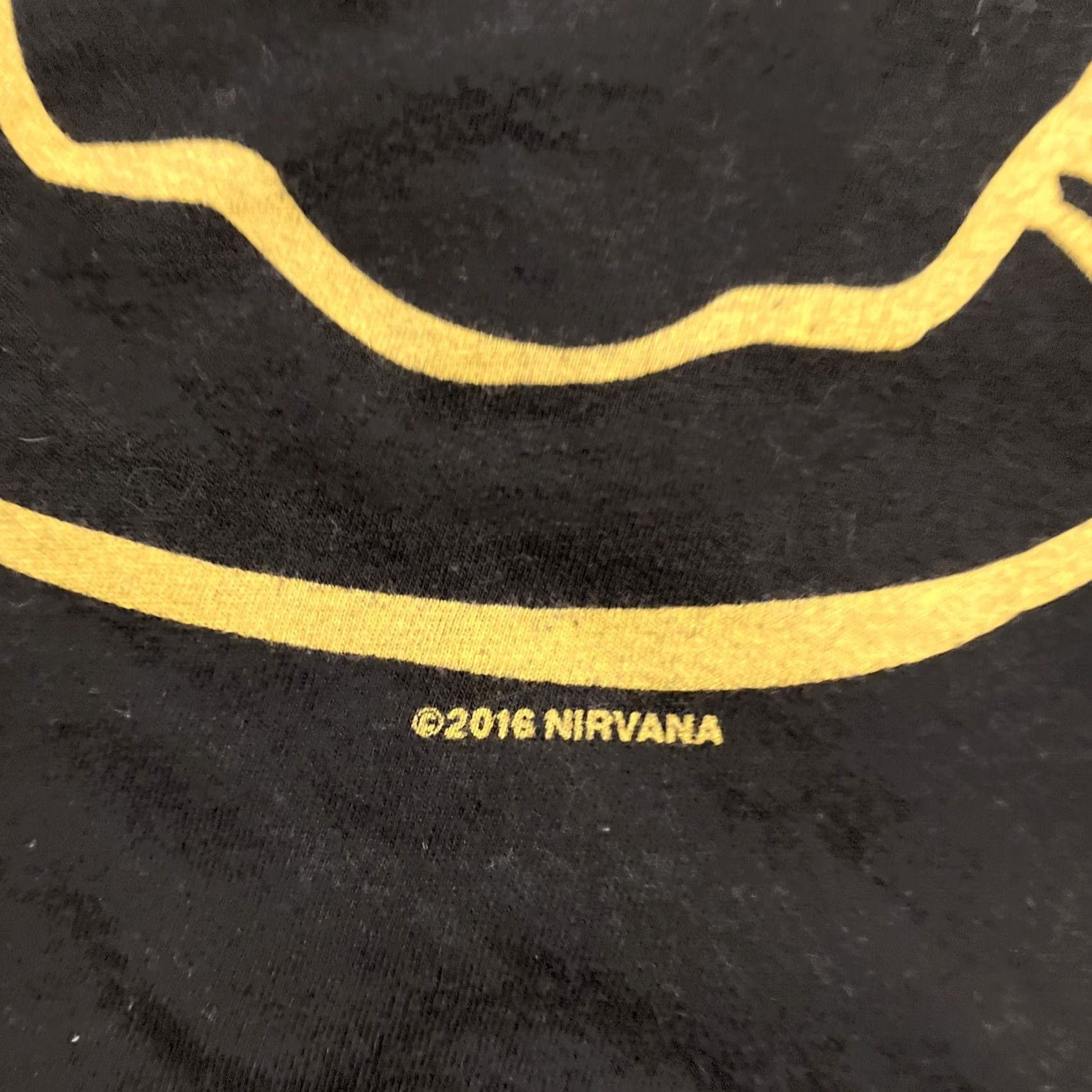 Vintage NIRVANA SMILEY FACE 2016 T-SHIRT BLACK MEN'S SMALL Rock Grunge Logo Vintage 90s USA Shirt Mens Small Size US S / EU 44-46 / 1 - 3 Thumbnail