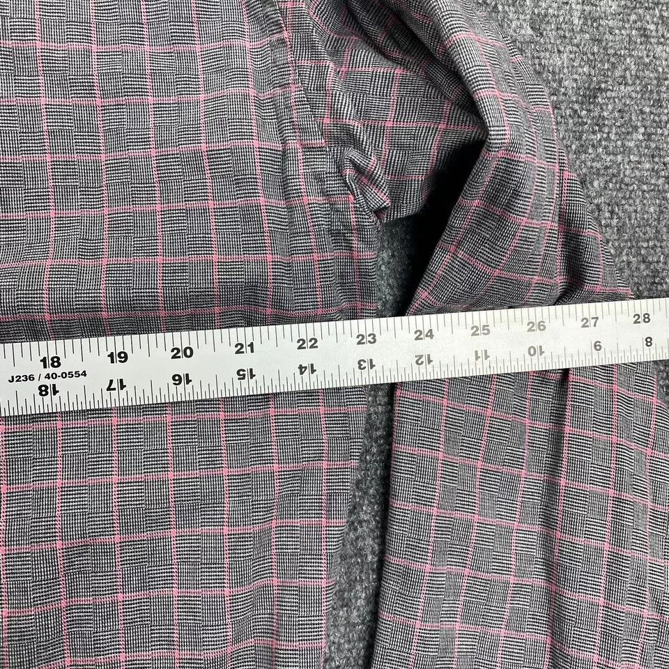 Jared Lang Jared Lang Shirt Mens 2XL Gray Button Up Check Long Sleeve Size US XXL / EU 58 / 5 - 5 Thumbnail