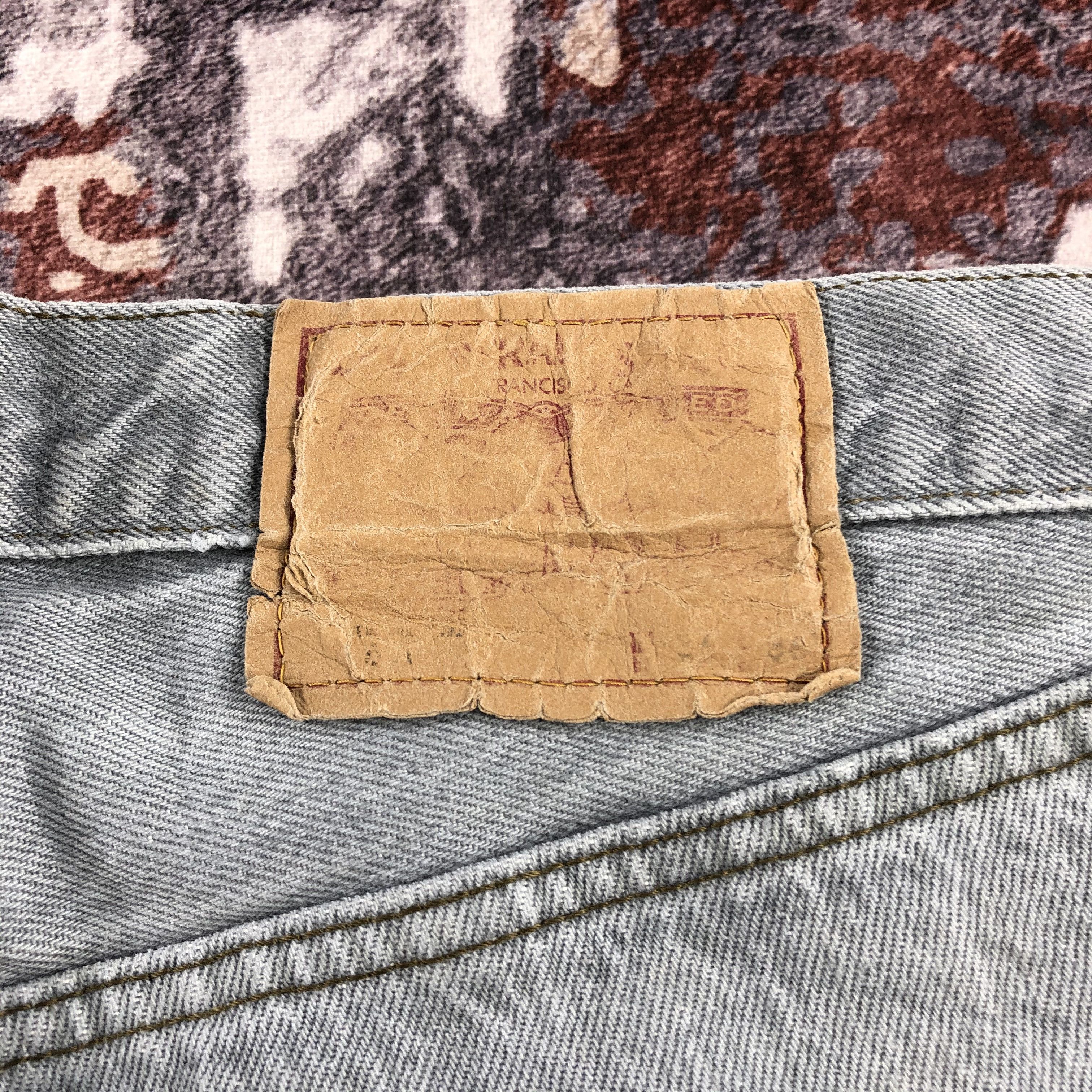 Levi's × Vintage Vintage 90s Ash Gray Levis 501 Jeans-JM2181 Size US 34 / EU 50 - 9 Thumbnail