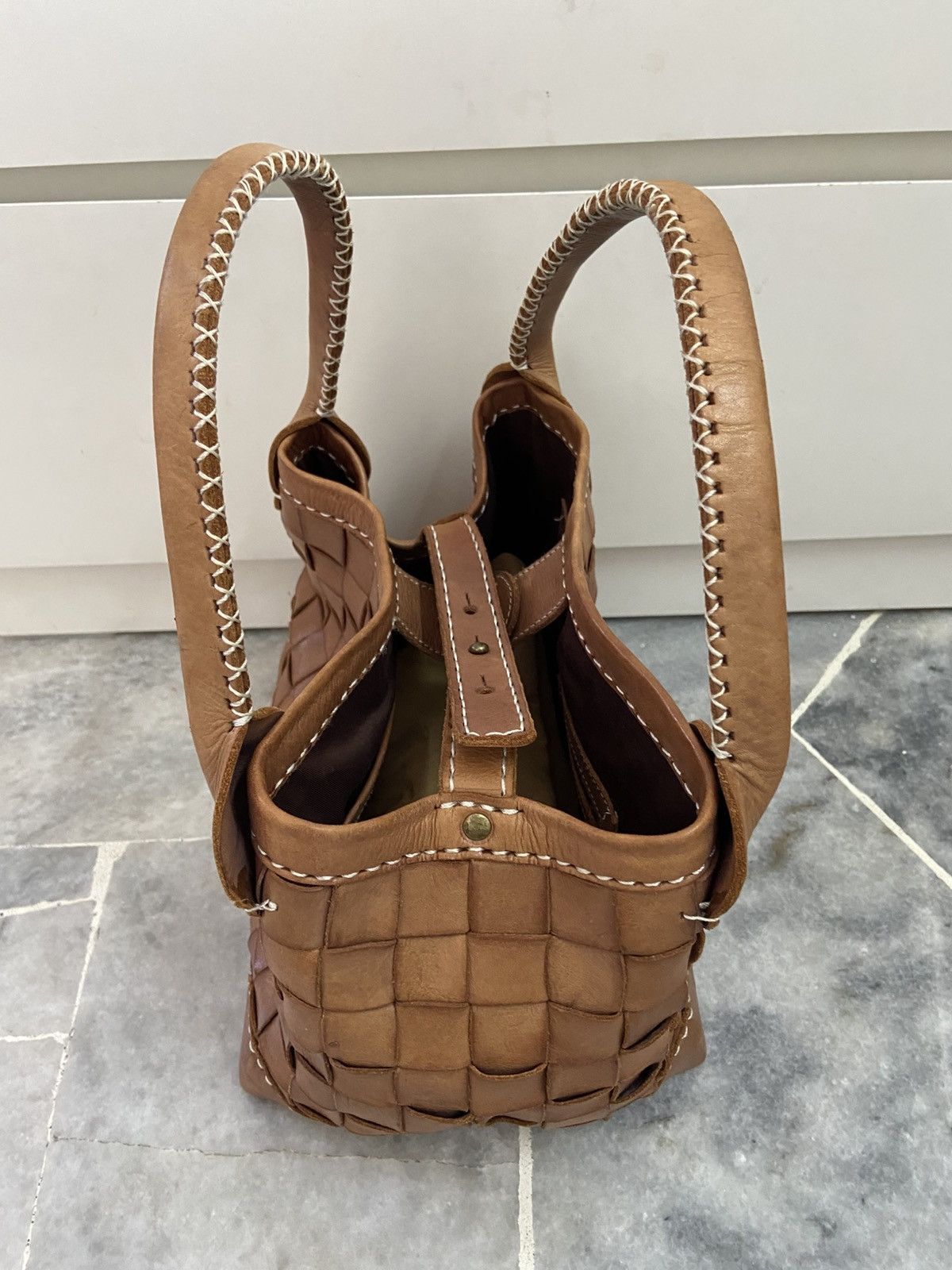 Genuine Leather Genuine Leather Patina Peaks Peak Japan Bag Size ONE SIZE - 6 Thumbnail