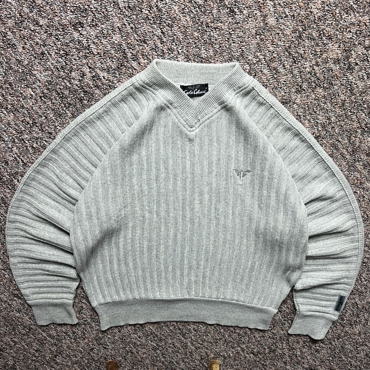 Carlo Colucci × Vintage Vintage Wool Sweater Carlo Colucci Size US XL / EU 56 / 4 - 2 Thumbnail