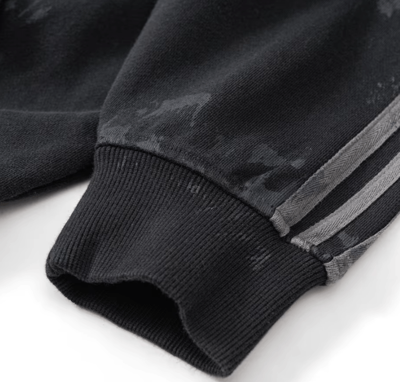 Japanese Brand Dirty Printed Striped Hoodies Size US L / EU 52-54 / 3 - 4 Thumbnail
