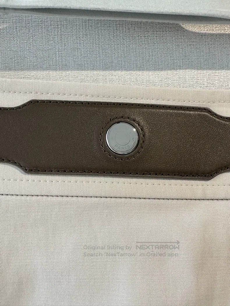 Hermes Hermes Grey leatherette short skirt Size 42" / US 20 - 2 Thumbnail