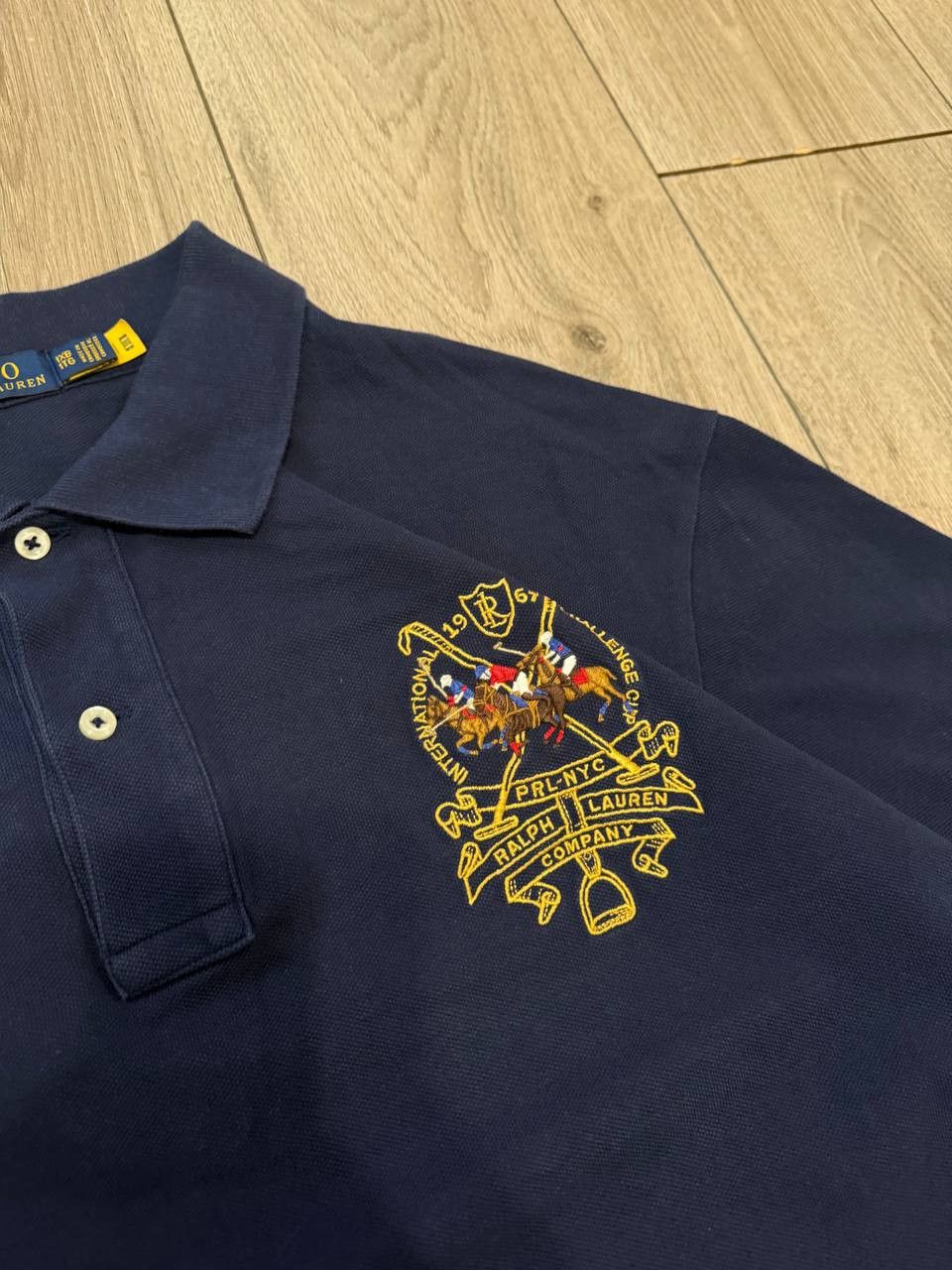 Polo Ralph Lauren Polo Ralph Lauren Men's triple Pony Navy Polo Size XL Size US XL / EU 56 / 4 - 5 Thumbnail