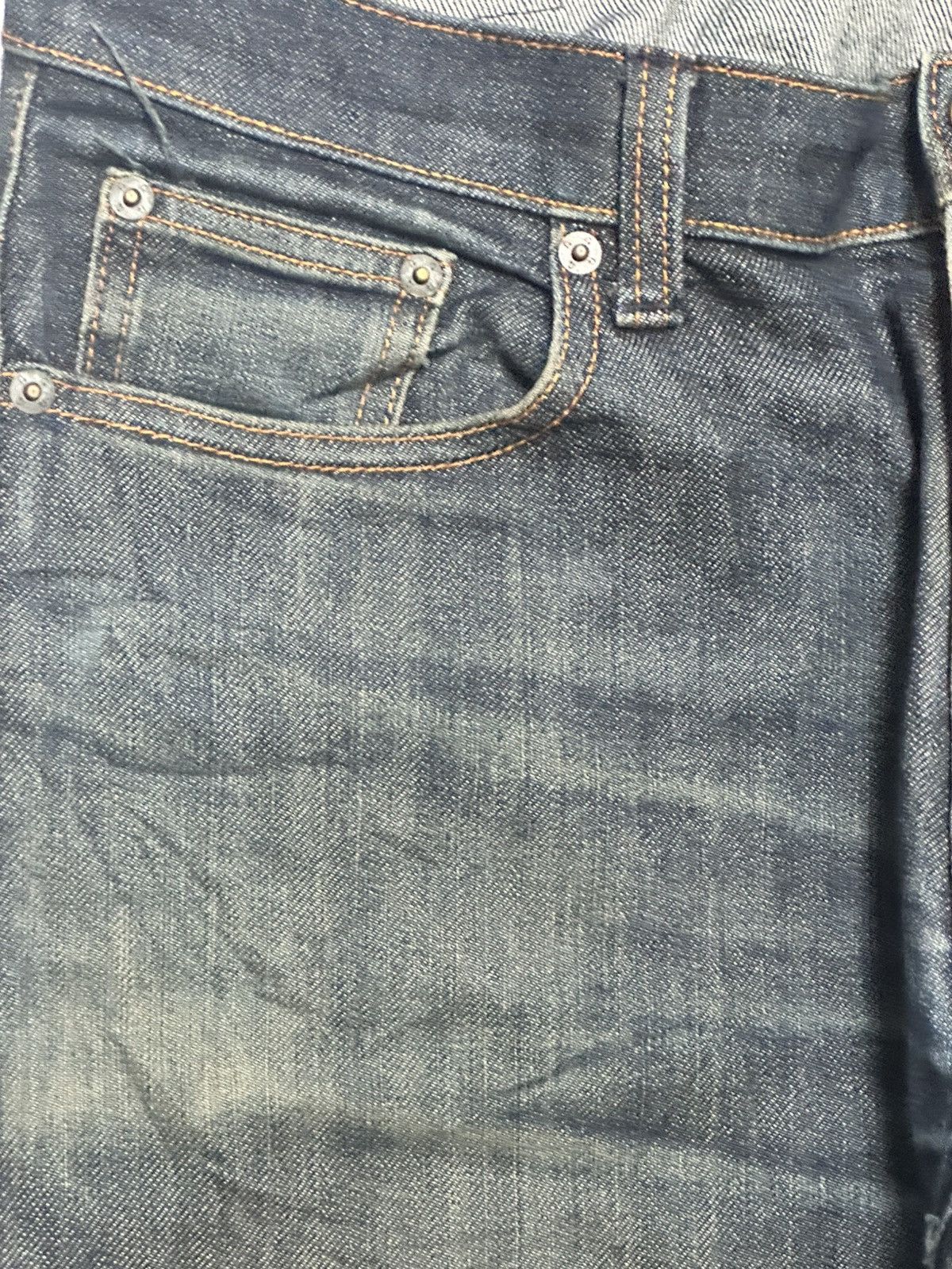 Jil Sander × Uniqlo Uniqlo +J Slim Fit Selvedge Japan Denim Jeans With Faded Size US 34 / EU 50 - 5 Thumbnail