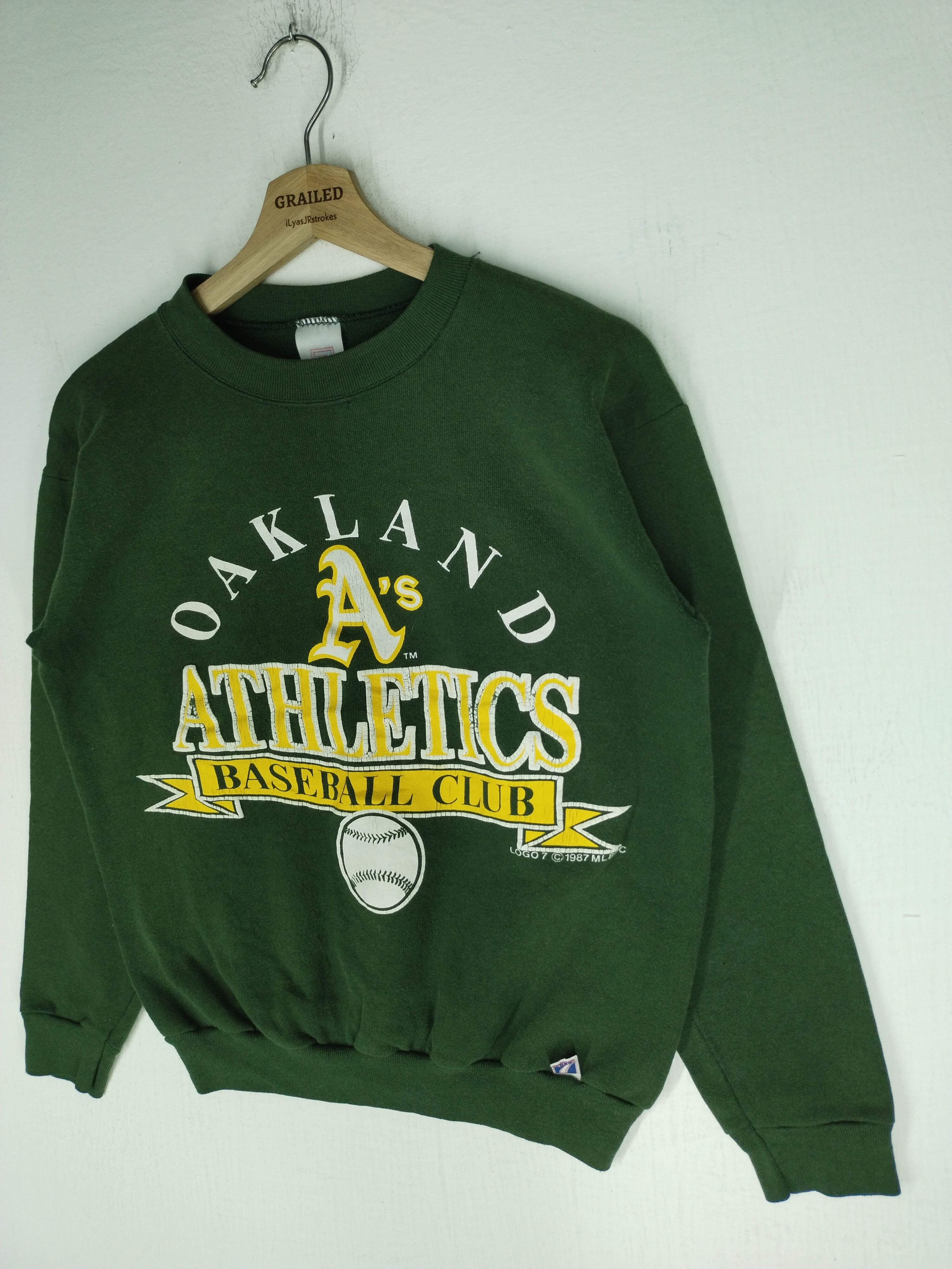 Vintage Vtg 1987 MLBPC Logo 7 Oakland Baseball Club Sweatshirt Size US M / EU 48-50 / 2 - 4 Thumbnail