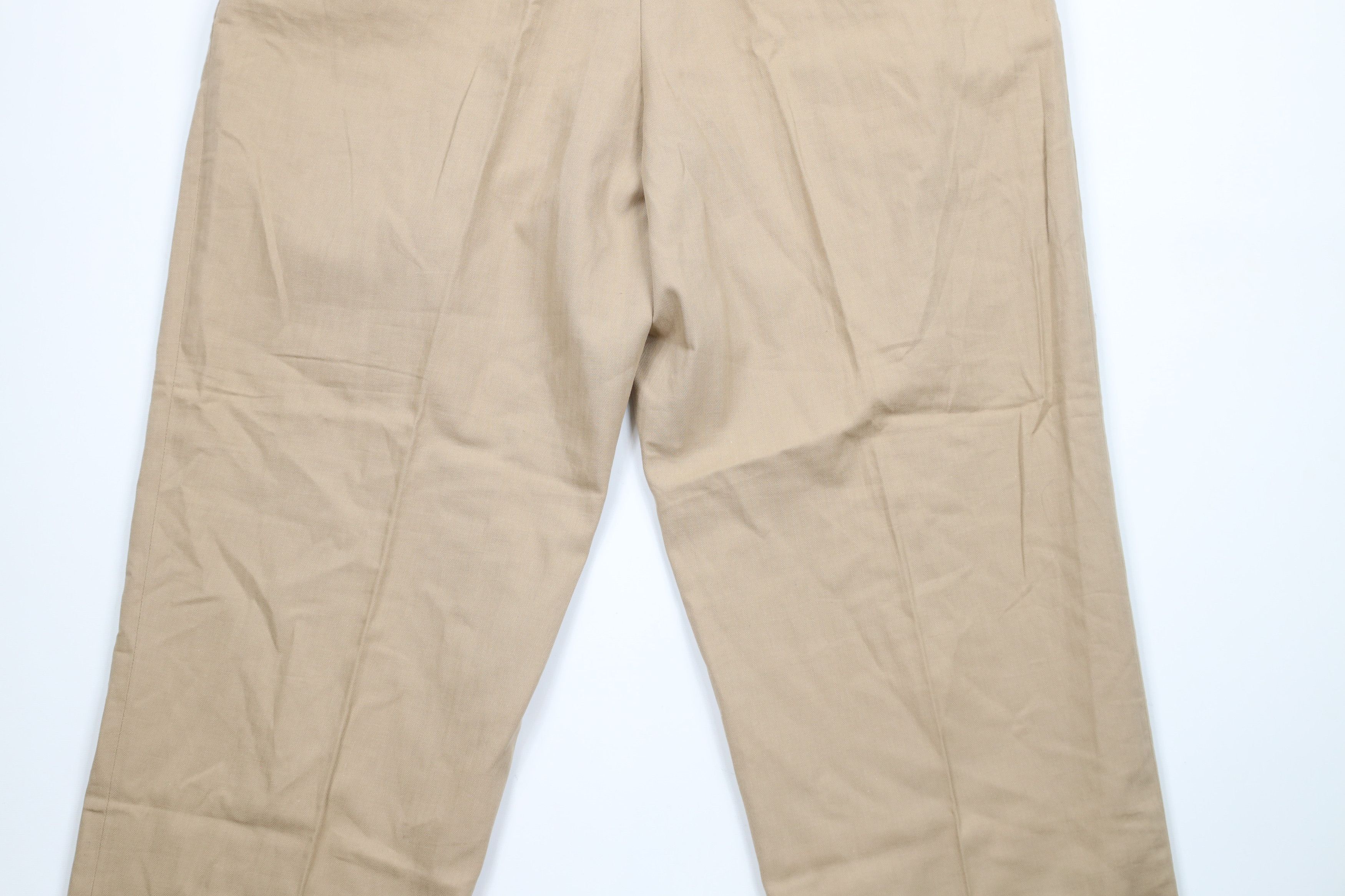 Ralph Lauren × Vintage Vintage 90s Ralph Lauren Pleated Wide Leg Chino Pants Size US 38 / EU 54 - 9 Thumbnail