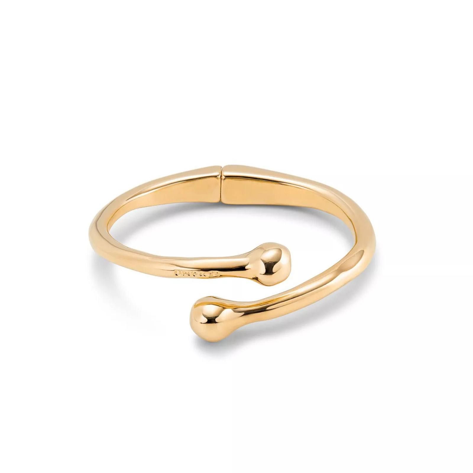 Other UNOde50 Internal Spring Alloy Rigid Bracelet 18K Gold-plated Size ONE SIZE - 1 Thumbnail
