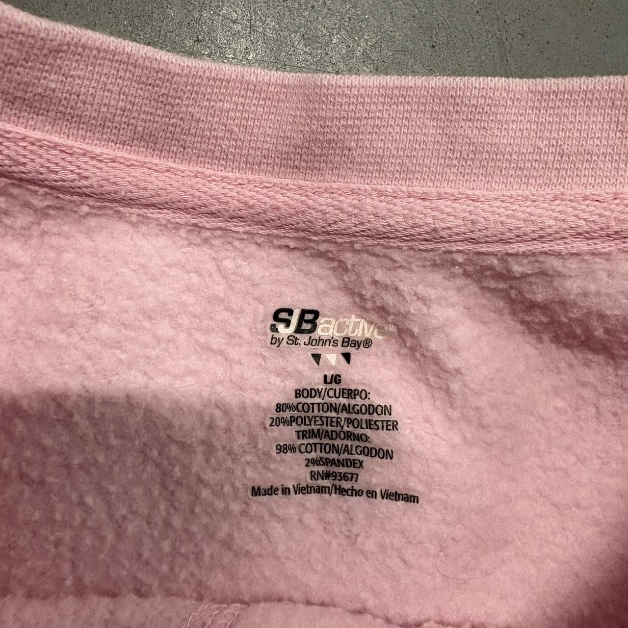 Vintage Crazy Vintage Y2K/2000s Blank Pink Crewneck Sweatshirt! Size US L / EU 52-54 / 3 - 3 Thumbnail