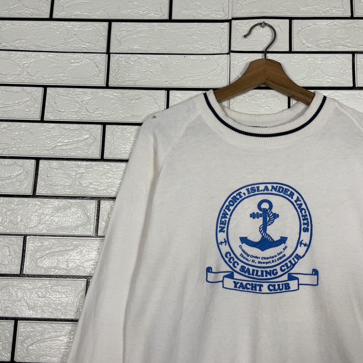 Japanese Brand Newport Yatch Club Crewneck Sweatshirt Size US S / EU 44-46 / 1 - 6 Thumbnail