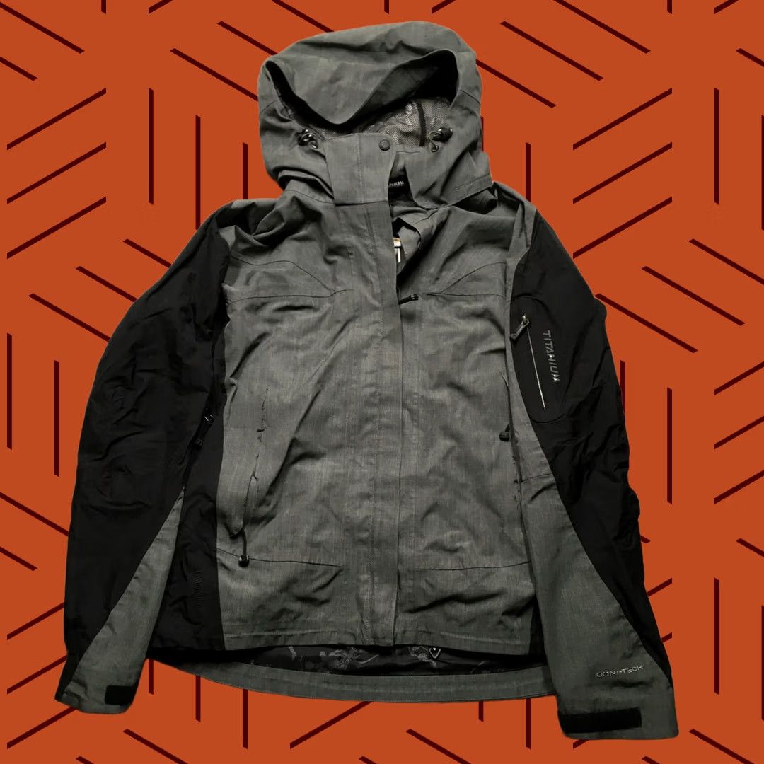 Vintage Columbia Titanium Tech Ski Shell Jacket Womens Large L Gray Hooded Interchange Jacket Size L / US 10 / IT 46 - 1 Thumbnail