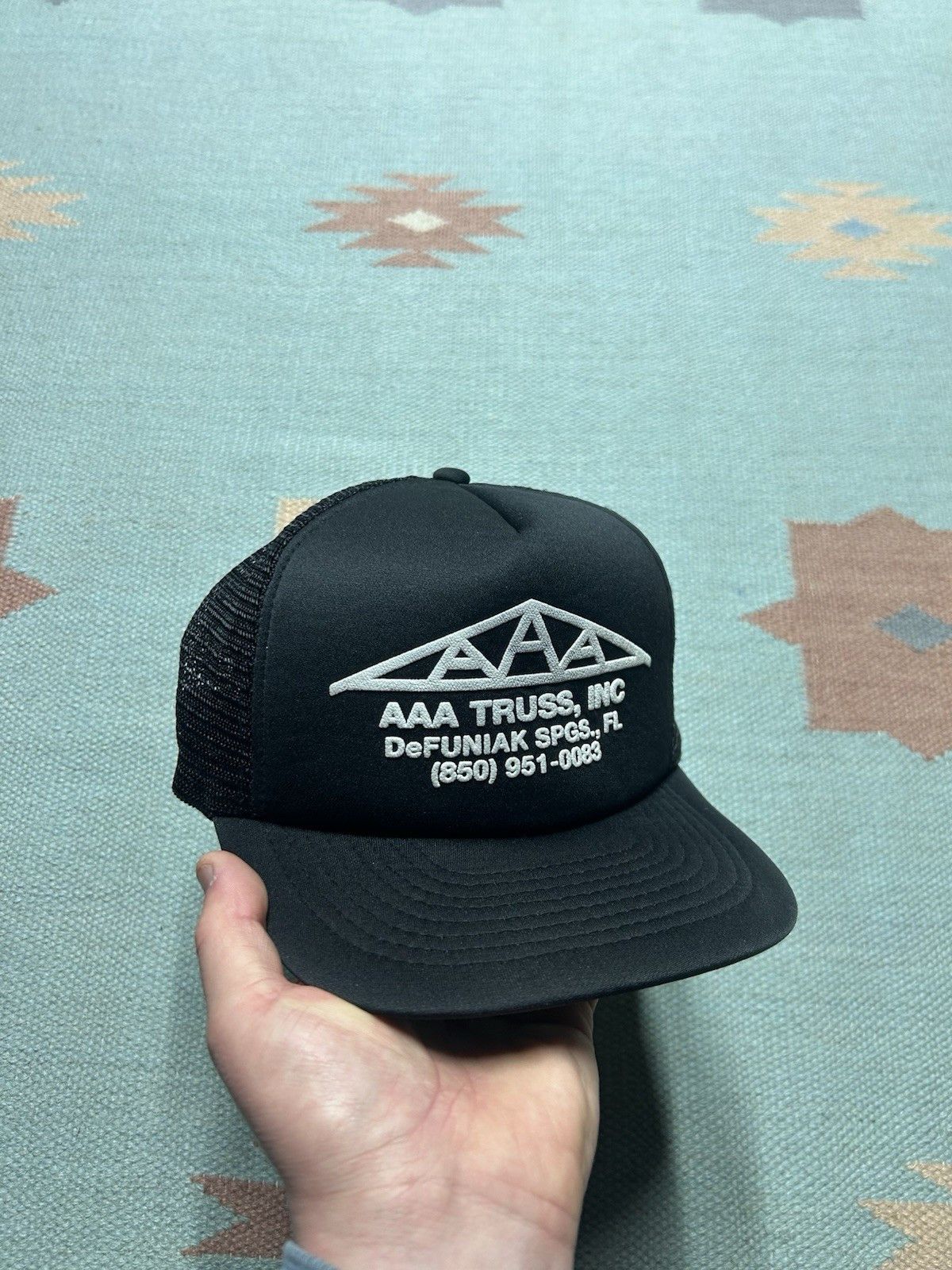 Vintage trucker hat AAA Truss DeFuniak Springs Florida construction Size ONE SIZE - 1 Thumbnail