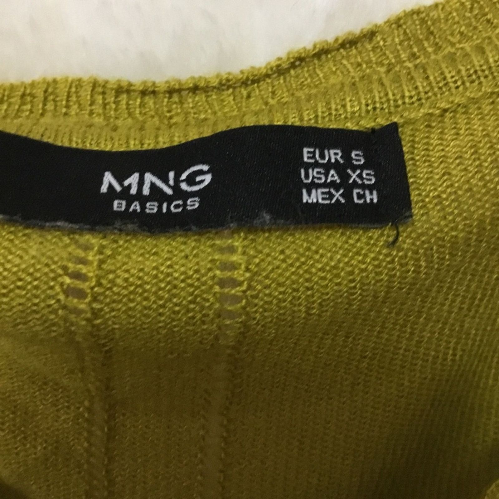 Mango Mango MNG Olive-Green Sweater Size XS / US 0-2 / IT 36-38 - 3 Thumbnail