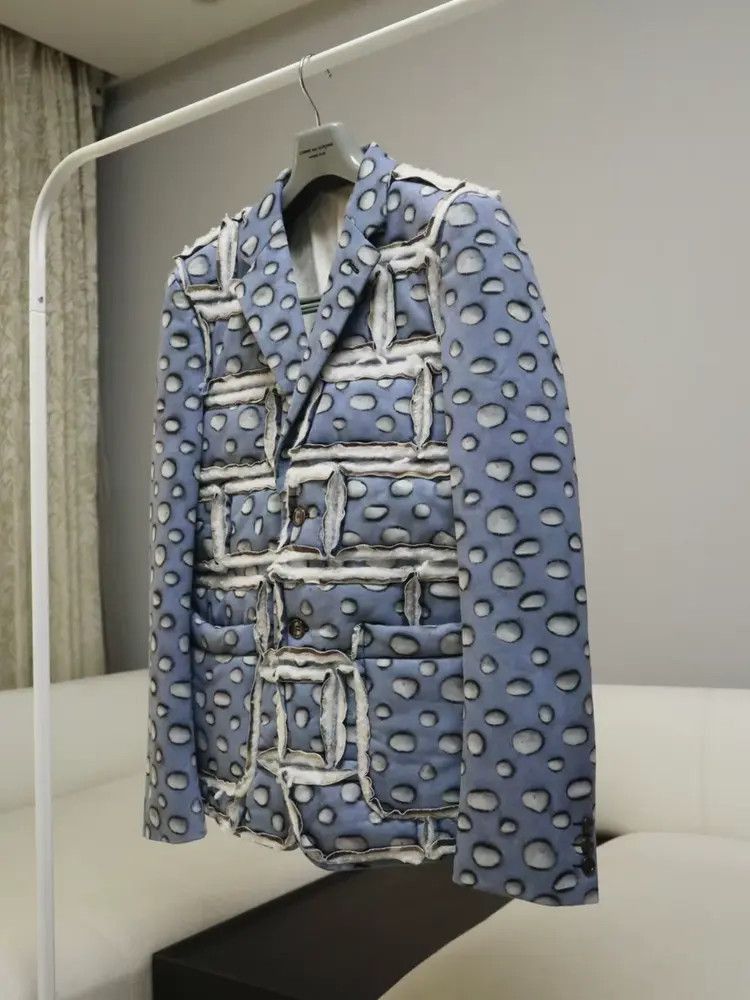 Comme des Garcons Homme Plus Comme Des Garcons Homme Plus 18AW White Shock Jacket-2507 Size US M / EU 48-50 / 2 - 8 Thumbnail