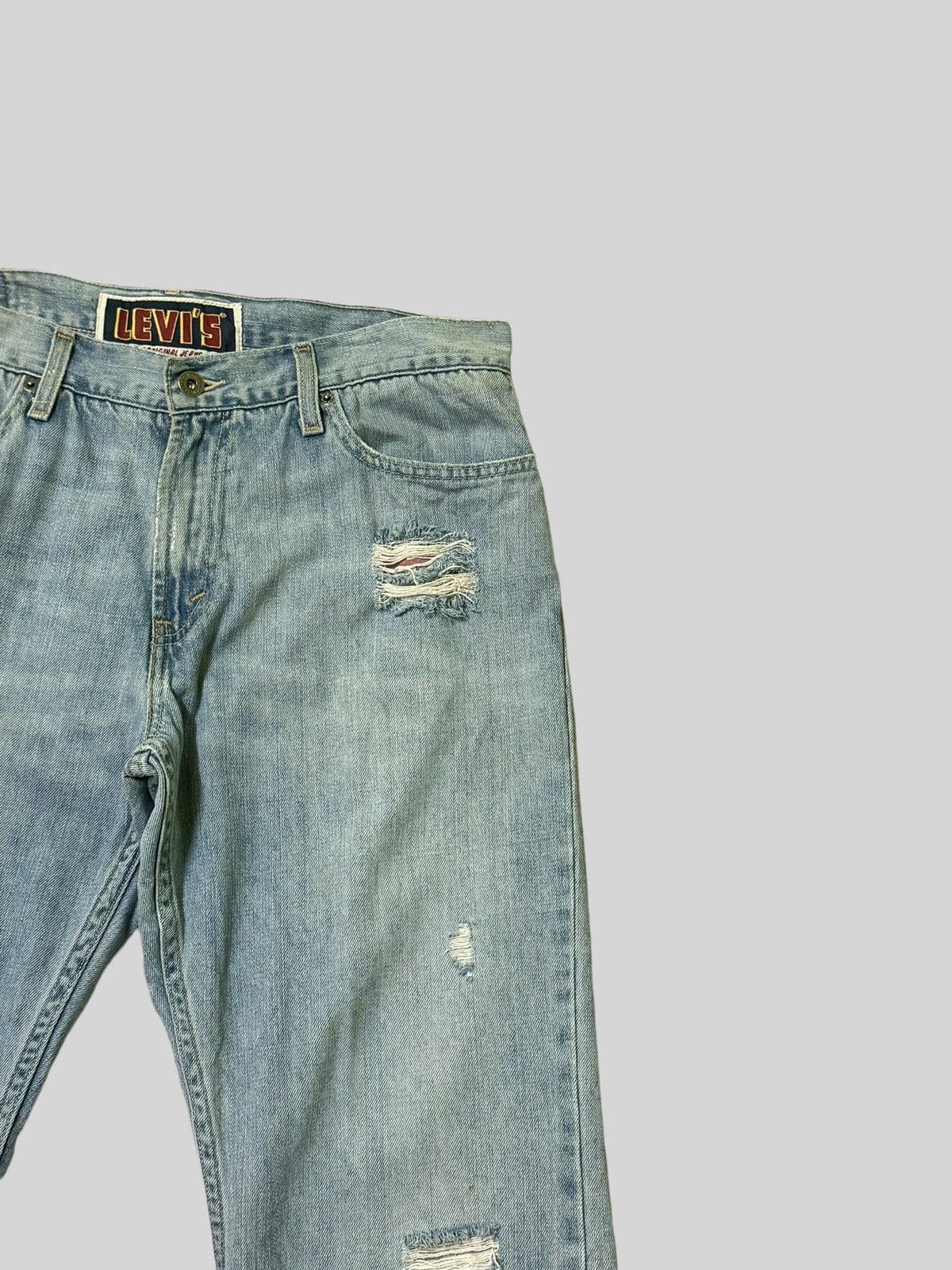 Levi's × Levi's Vintage Clothing × Vintage Vintage Levi's 527 Flared Bootcut Distressed Jeans Size US 33 - 5 Thumbnail