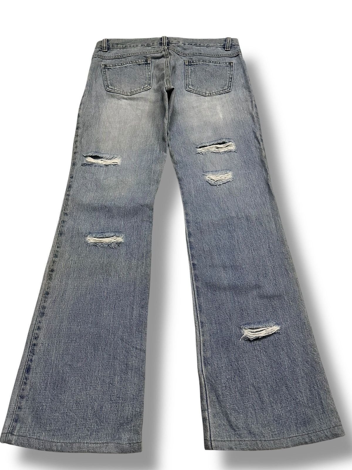 Japanese Brand Distressed Vintage Foolish Japan Jeans Wideleg Style Faded Size US 31 - 2 Thumbnail