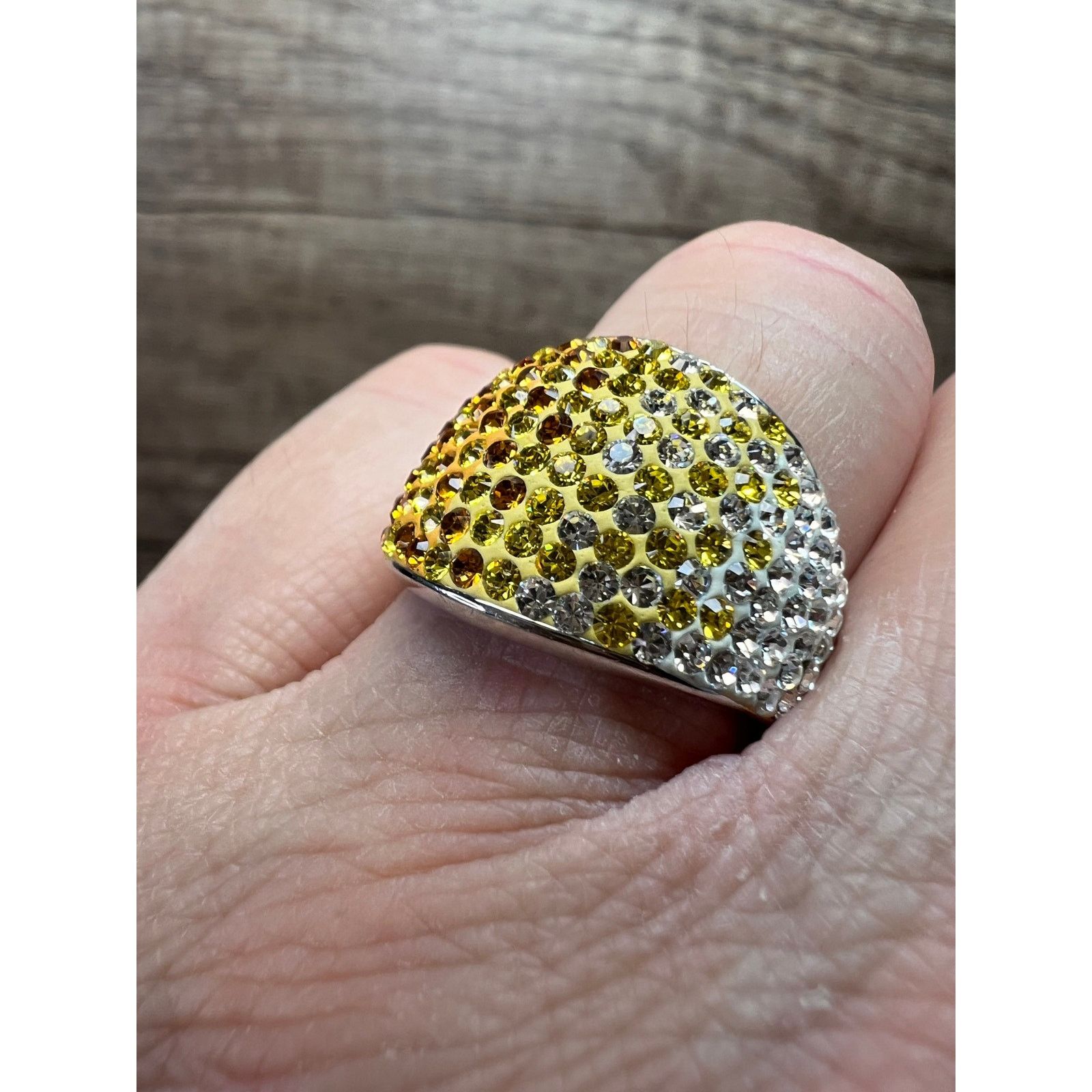 Other Signed Chelsea Taylor yellow ombré 925 ring size 8 Size ONE SIZE - 4 Thumbnail