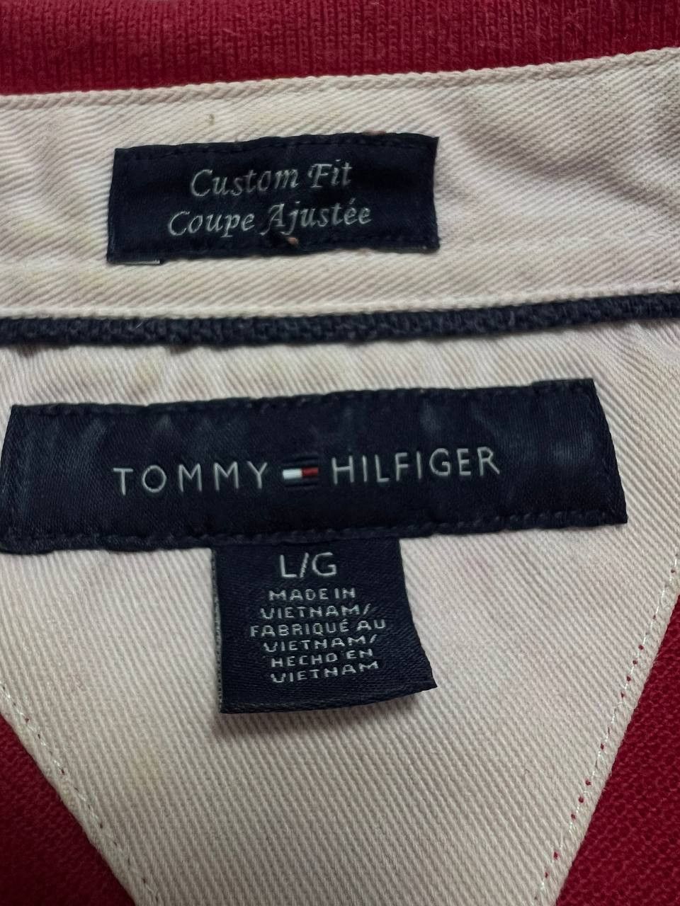Tommy Hilfiger Men's Tommy Hilfiger England Rugby #8 Polo Shirt sz L Size US L / EU 52-54 / 3 - 9 Thumbnail
