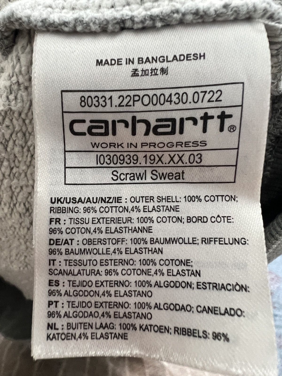 Carhartt Wip Carhartt WIP Crewneck Sweater Size US XXL / EU 58 / 5 - 3 Thumbnail