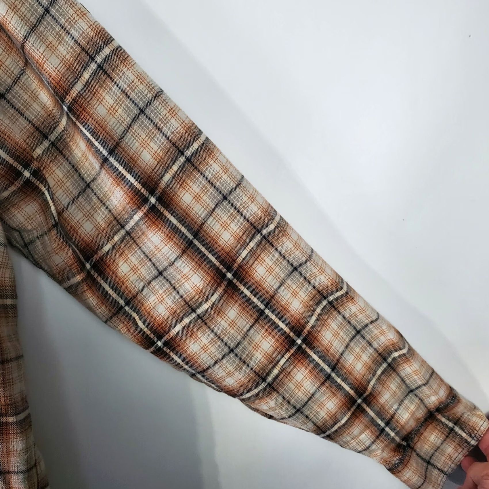 Vintage Kuhl Shirt Mens Large Brown Black Orange Plaid Long Sleeve Outdoors Hiking Casual Size US L / EU 52-54 / 3 - 4 Thumbnail