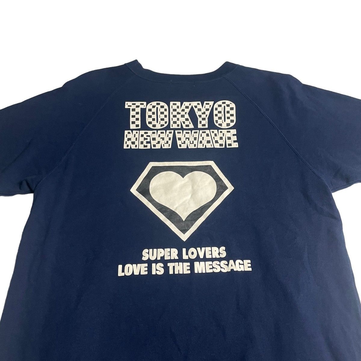 20471120 × Beauty Beast VINTAGE SUPER LOVERS TOKYO NEW WAVE SHORT SLEEVE SWEATSHIRT Size US M / EU 48-50 / 2 - 7 Thumbnail