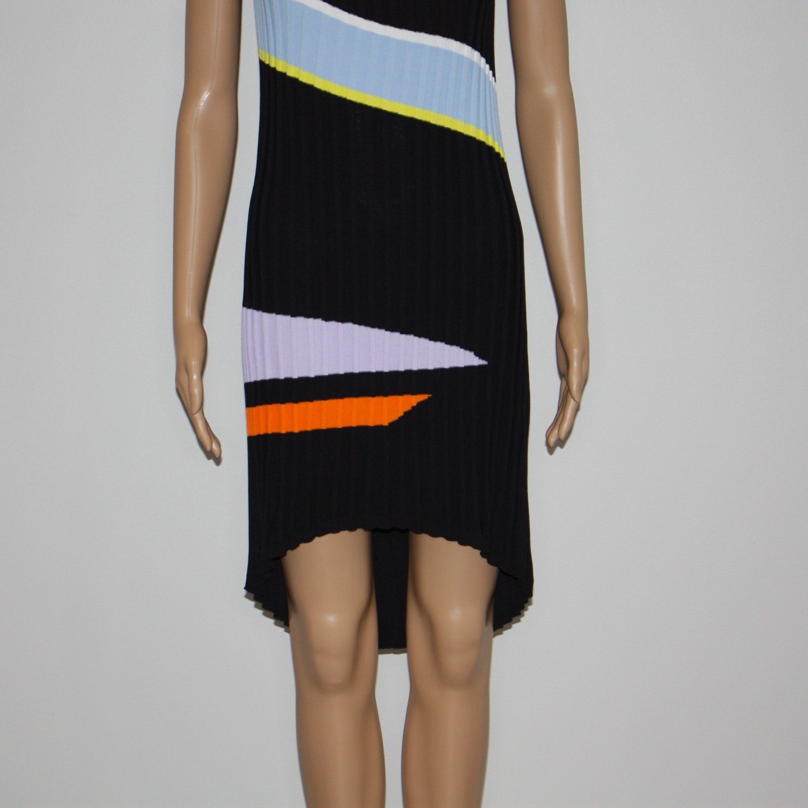 Other Raoul Ribbed Cotton-Blend Mini Black Dress MSRP $715 Size L / US 10 / IT 46 - 6 Thumbnail