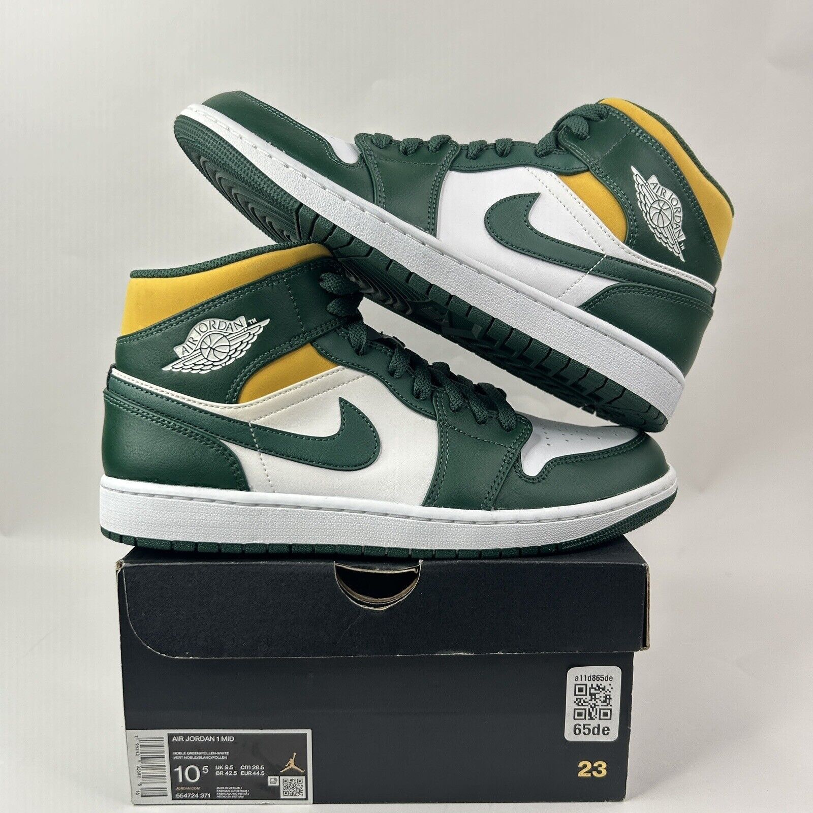 Nike Air Jordan Mid Retro “Sonics/Noble Green Pollen” 2024