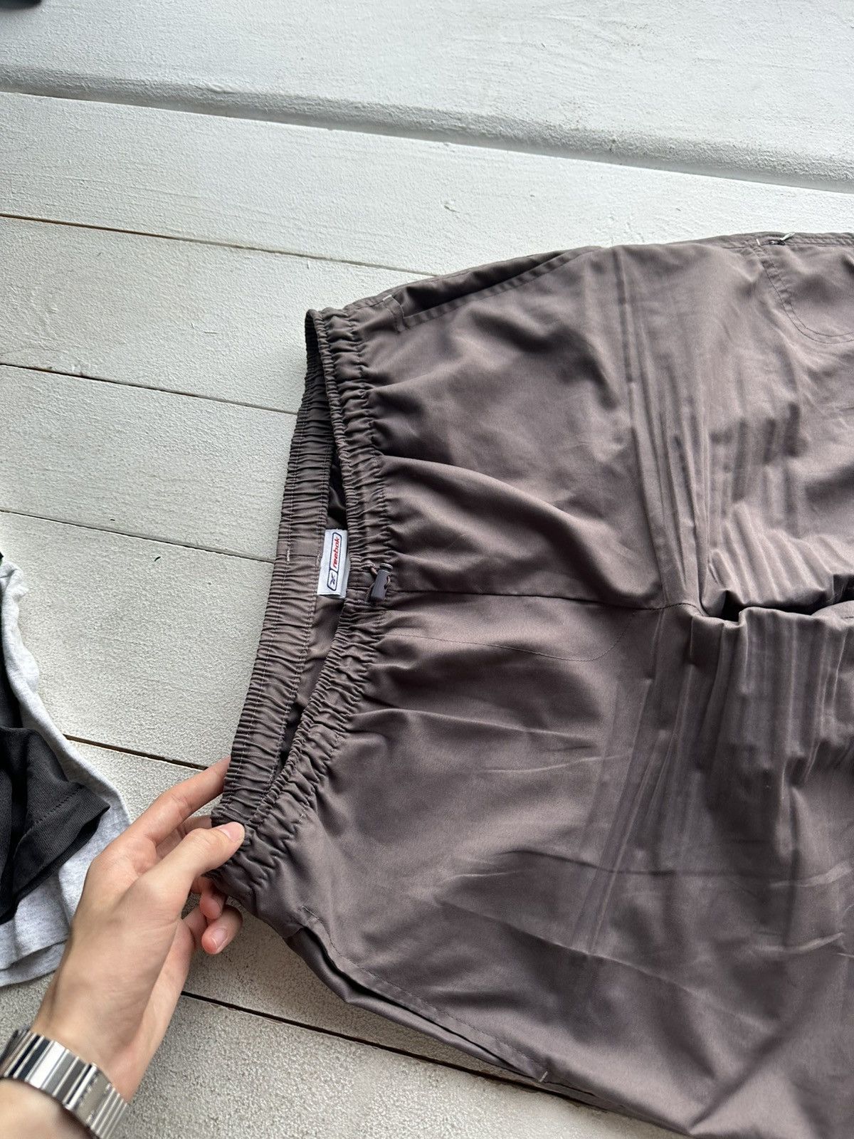Reebok VNTG🚨 REEBOK RARE BAGGY TRACKING PANTS UNISEX WITH LOGO Size US 32 / EU 48 - 2 Thumbnail