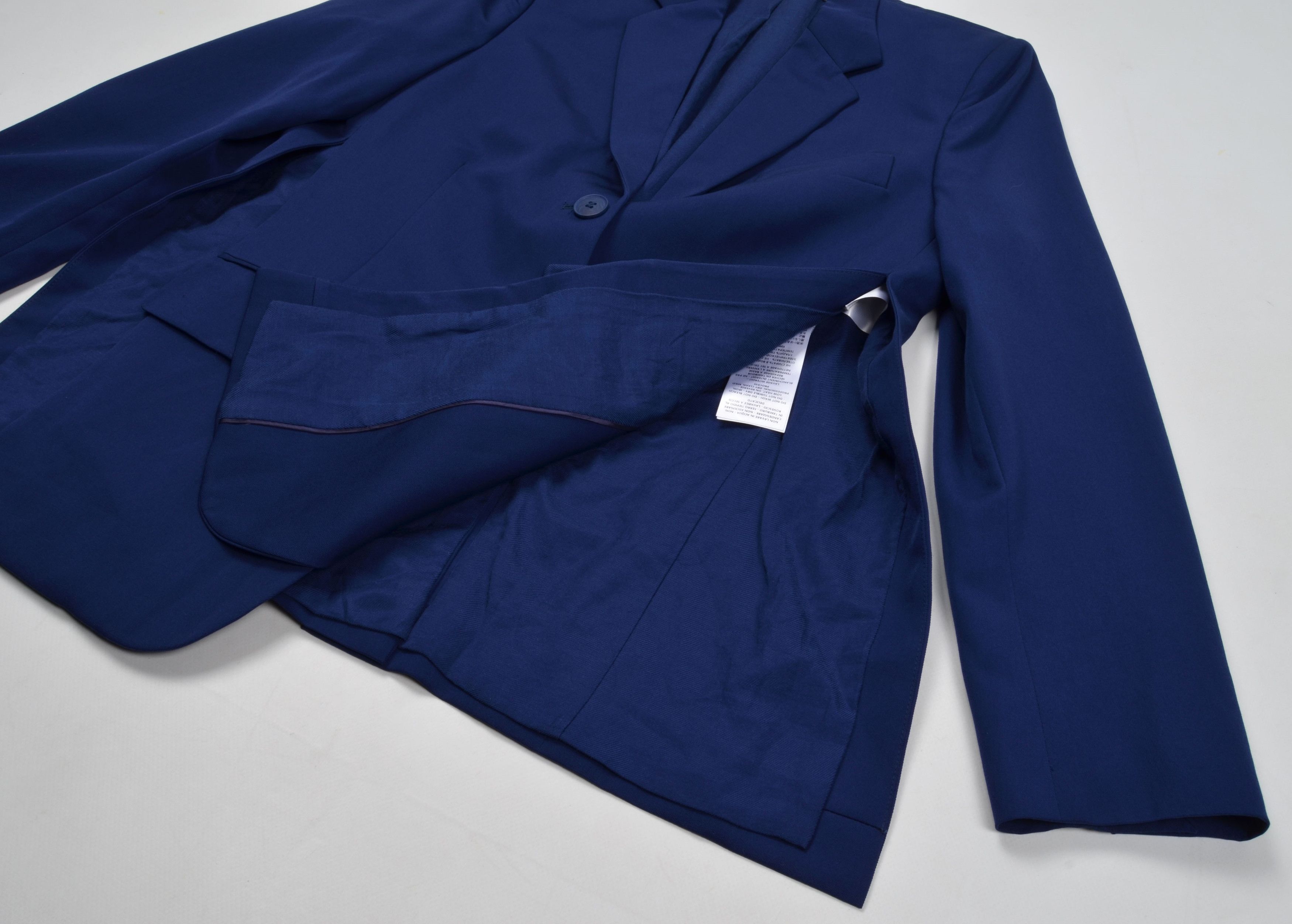 Stella McCartney Stella McCartney Deconstructive Tailored Navy Wool Blazer Size M / US 6-8 / IT 42-44 - 4 Thumbnail