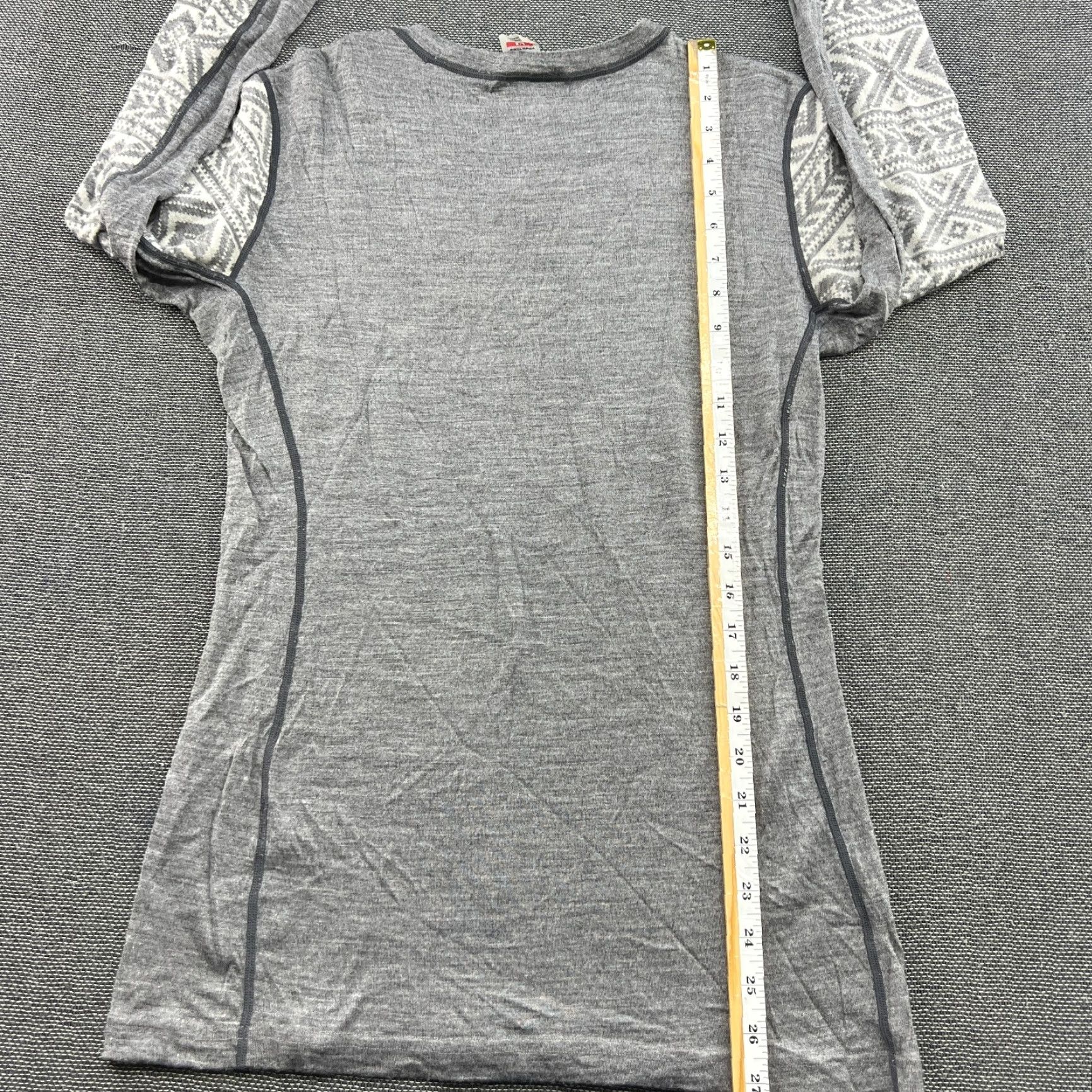 Vintage Kari Traa Womens Base Layer Shirt L Merino Wool Blend Outdoor Ski Thermo Gray Long Sleeve Pullover T-Shirt Womens Regular Size L / US 10 / IT 46 - 5 Thumbnail