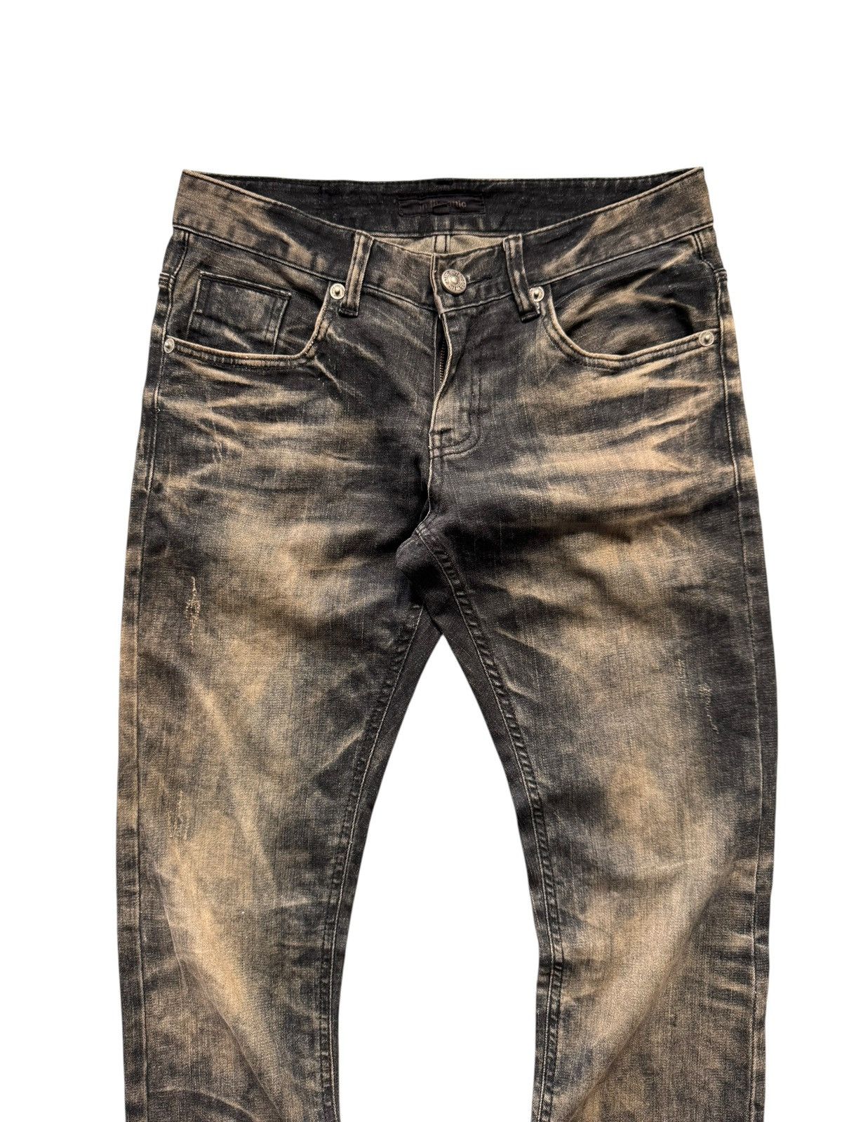If Six Was Nine 00s in the attic acid wash stretch jeans Size US 31 - 3 Thumbnail
