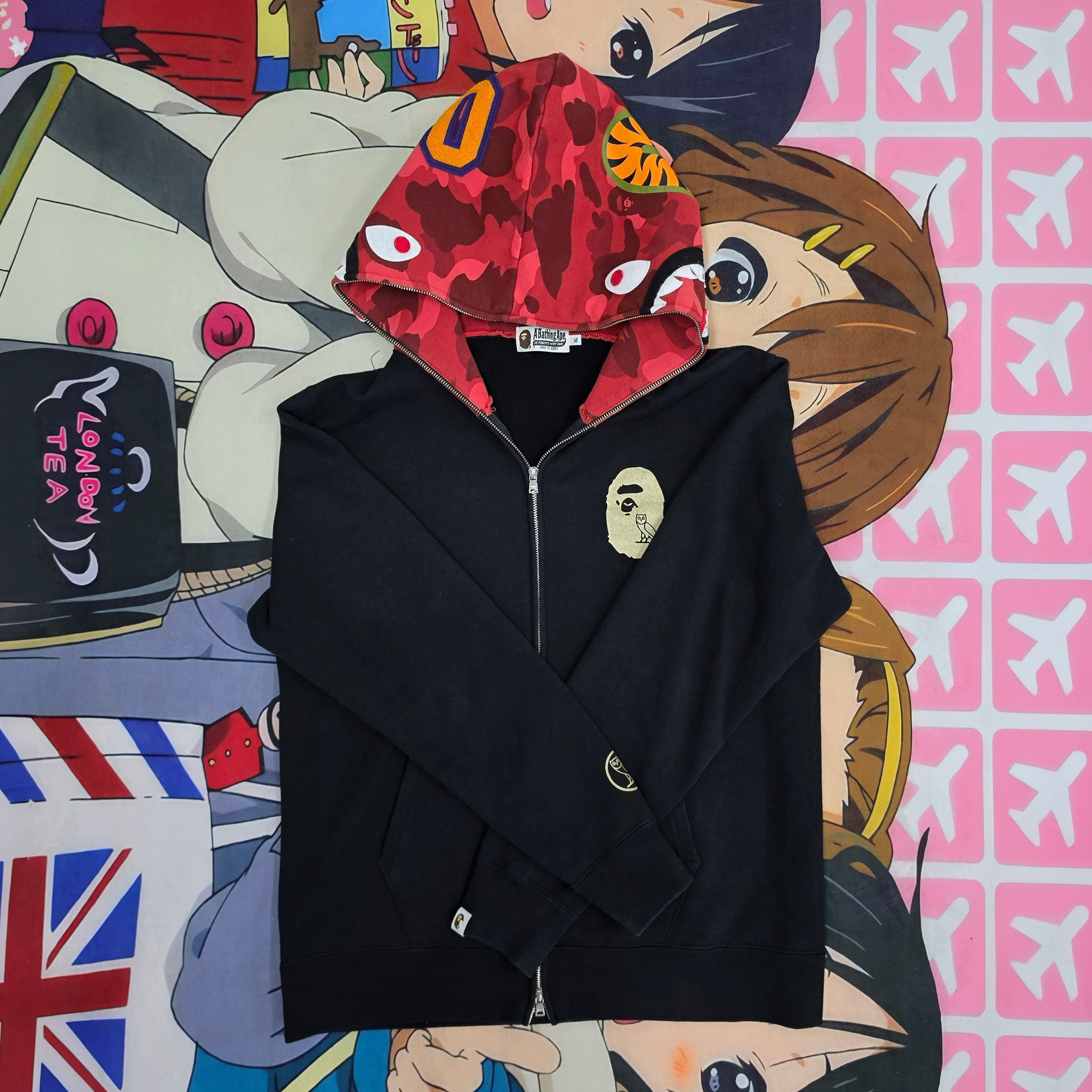 Bape × October's Very Own Bape X OVO Full Zip Hoodie Size US XL / EU 56 / 4 - 1 Thumbnail