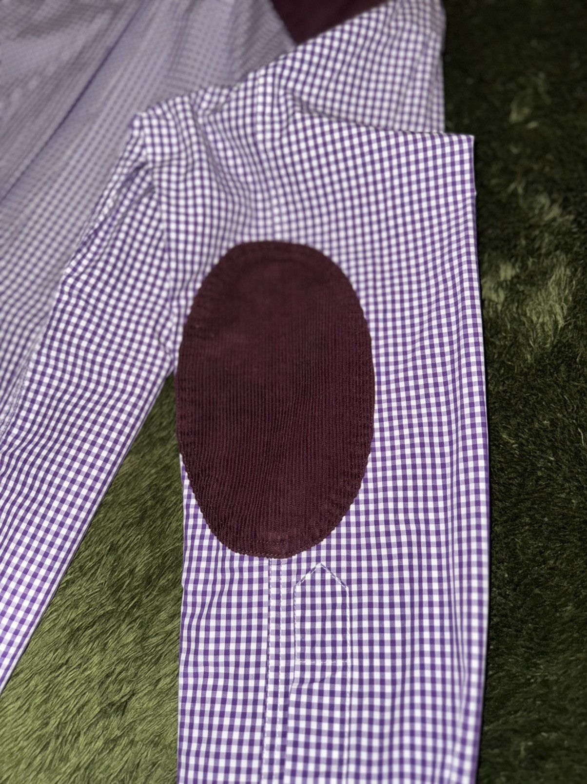 Junya Watanabe [S] Junya Watanabe 11AW Gingham Check Corduroy Patch Shirt Size US S / EU 44-46 / 1 - 11 Thumbnail