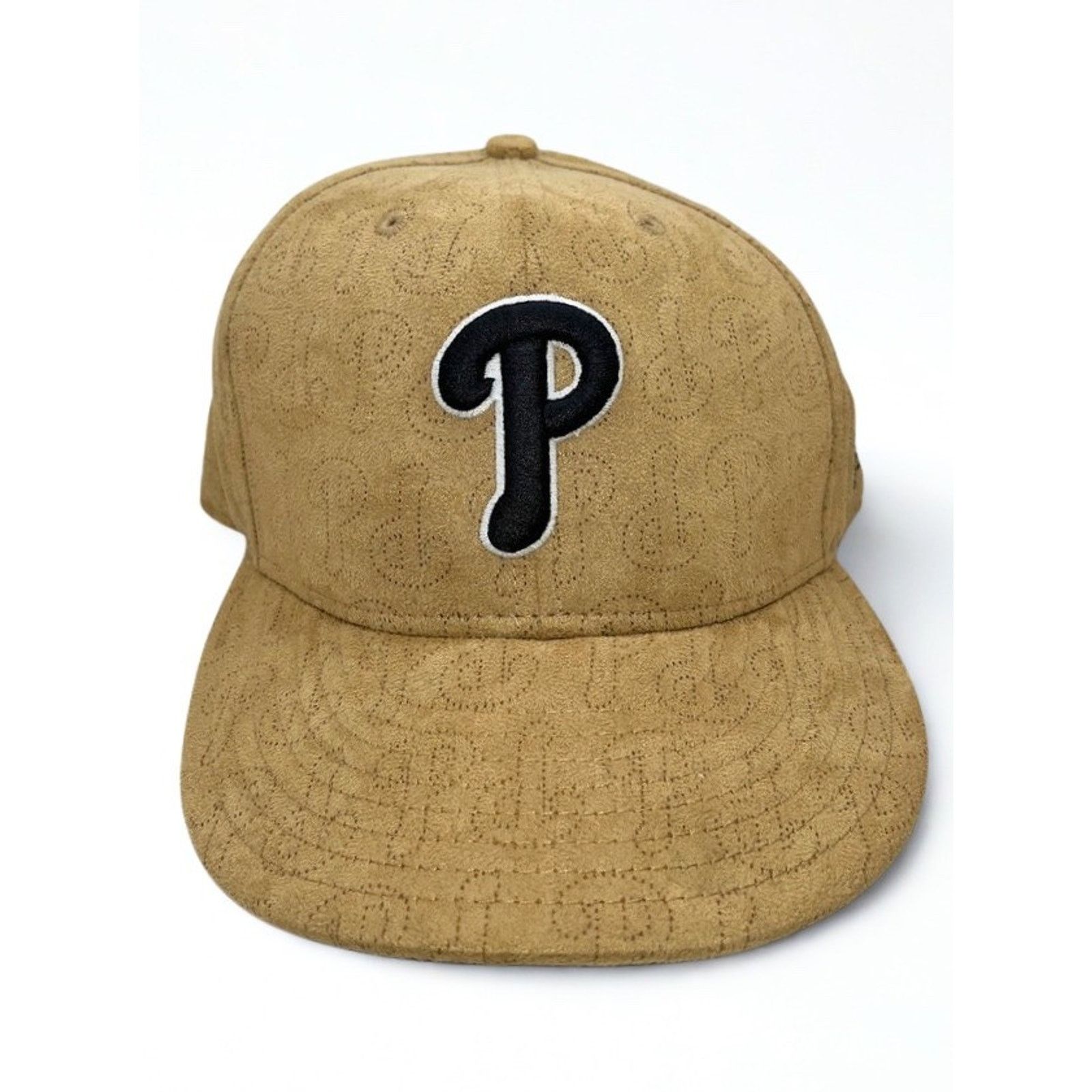 New Era Philadelphia Phillies New Era 59FIFTY Suede Fitted Hat 7 1/8 Size ONE SIZE - 3 Thumbnail