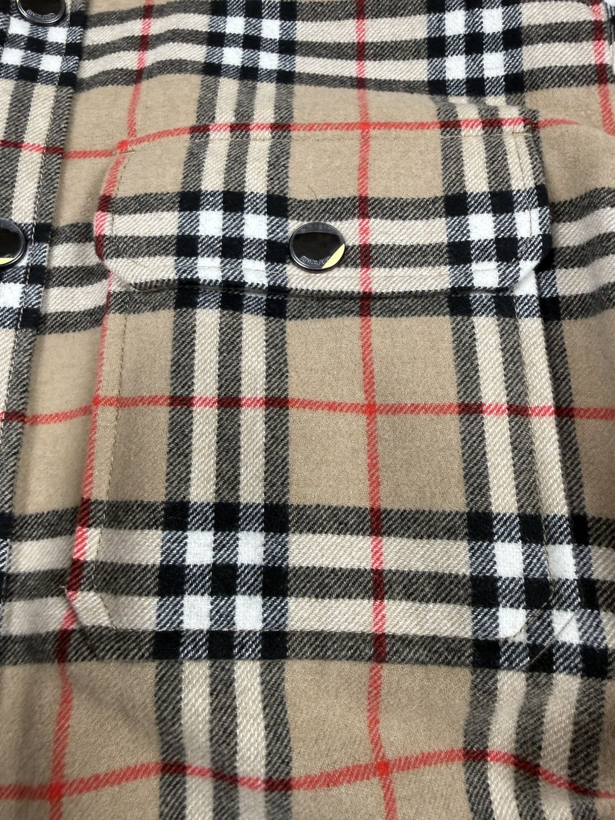 Burberry Burberry Archive Virgin Wool Check Overshirt Jacket Large Size US L / EU 52-54 / 3 - 6 Thumbnail