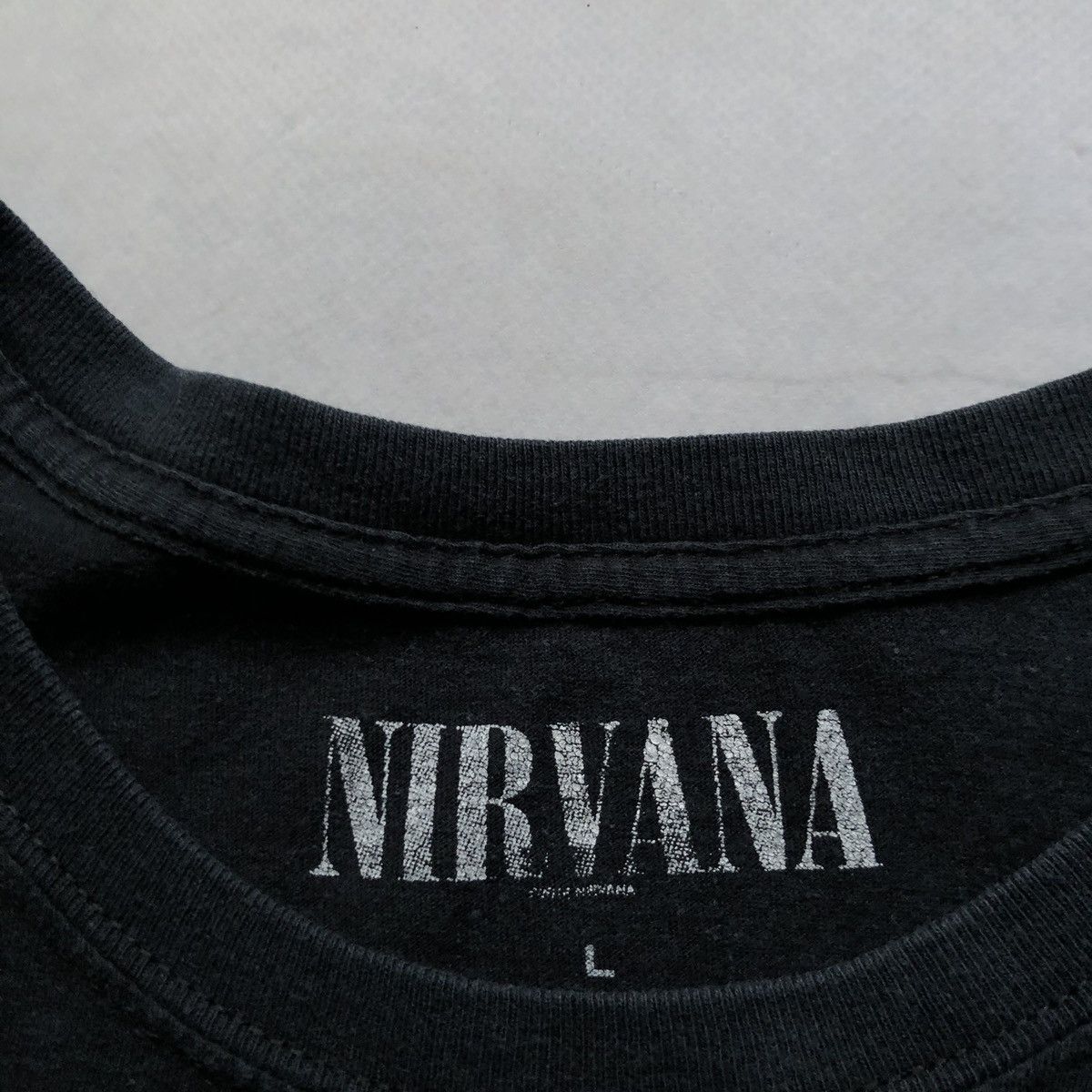 Band Tees × Nirvana × Vintage Vintage Nirvana T-Shirt tour Faded Style 90s Y2K band style Size US L / EU 52-54 / 3 - 4 Thumbnail