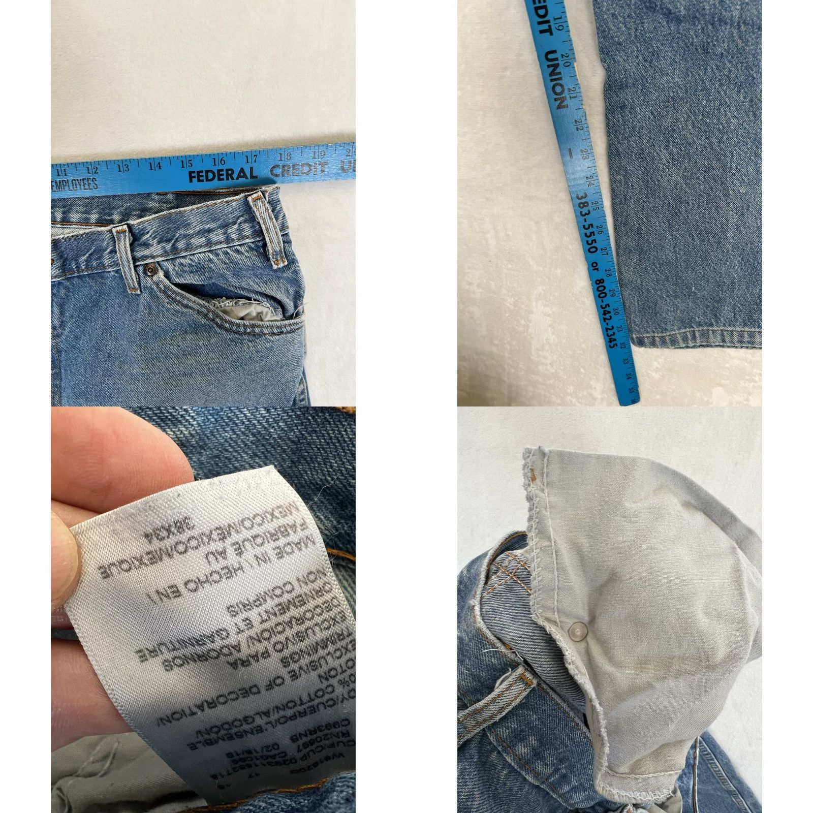 Dickies VINTAGE Dickies Jeans Blue Denim 36x32 Regular Men Size US 36 / EU 52 - 8 Thumbnail