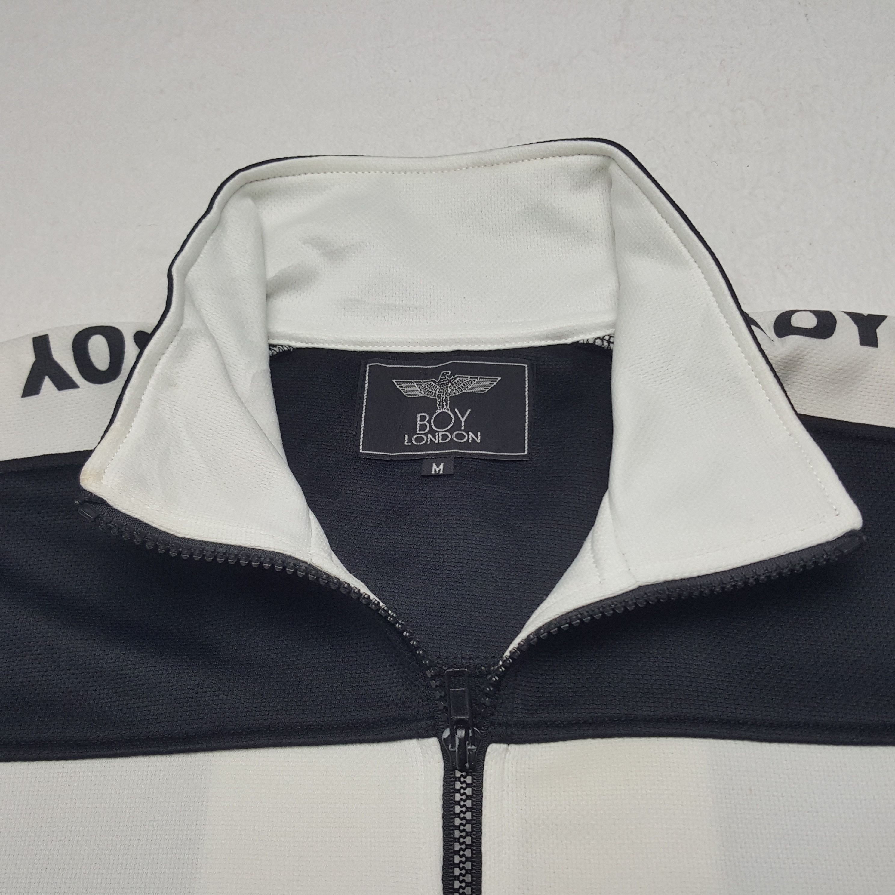 Boy London × Vintage Vintage Boy London Sport Style Full Zipper Tshirt Size US M / EU 48-50 / 2 - 5 Thumbnail