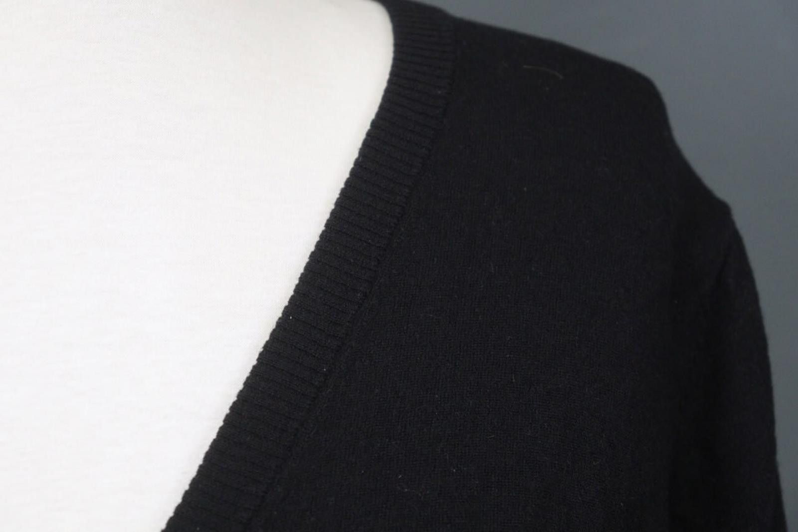 Marimekko Marimekko Black Wool Long Sleeve Front Cardigan Size XL Size XL / US 12-14 / IT 48-50 - 6 Thumbnail