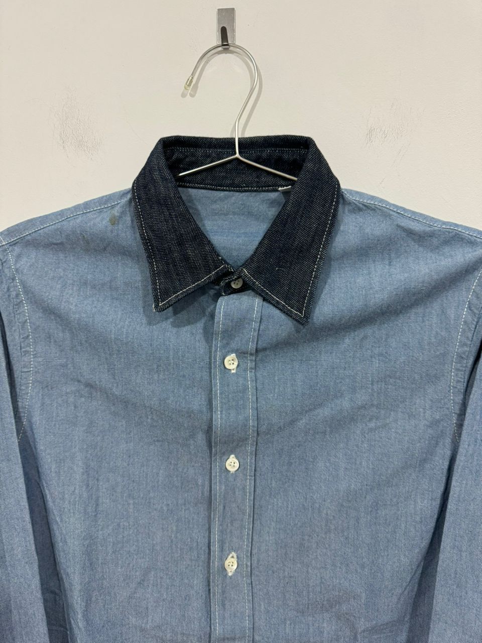 Maison Margiela Maison Margiela Denim Shirt Size US M / EU 48-50 / 2 - 2 Thumbnail