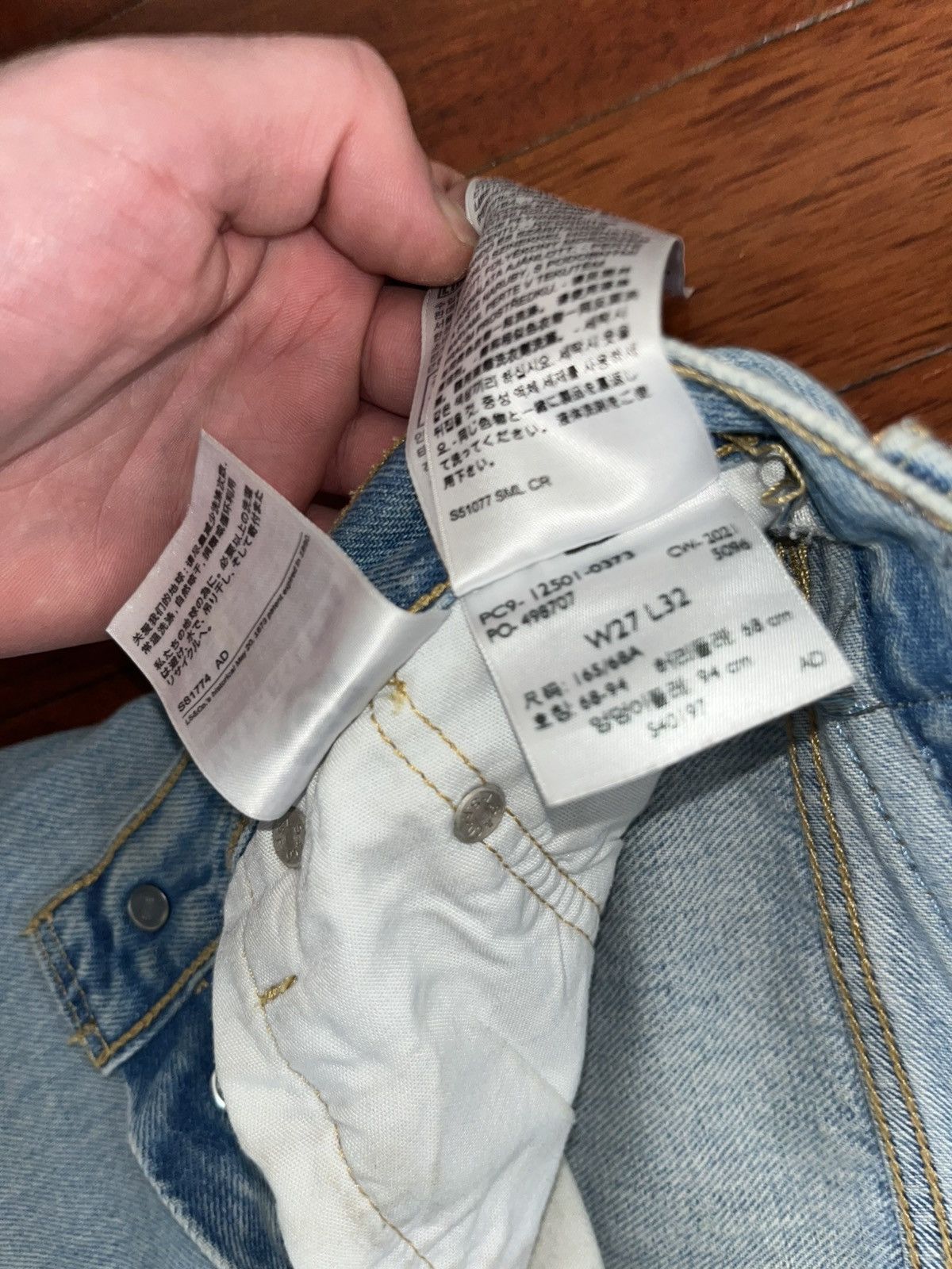 Levi's Levis 501 big E tab Size US 27 - 4 Thumbnail