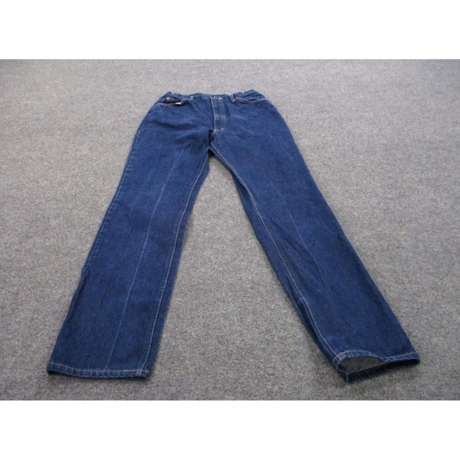 Lee Lee Jeans Womens 16 L Straight Jeans Blue Cotton Denim Vintage 80s Regular Mens? Size 28" / US 6 / IT 42 - 3 Thumbnail