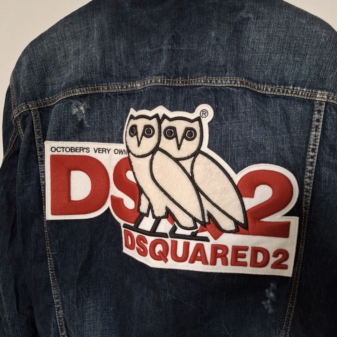 Dsquared2 DSQUARED2 X OVO Denim Trucker Over Jean Jacket SS19 Size US XS / EU 42 / 0 - 4 Thumbnail